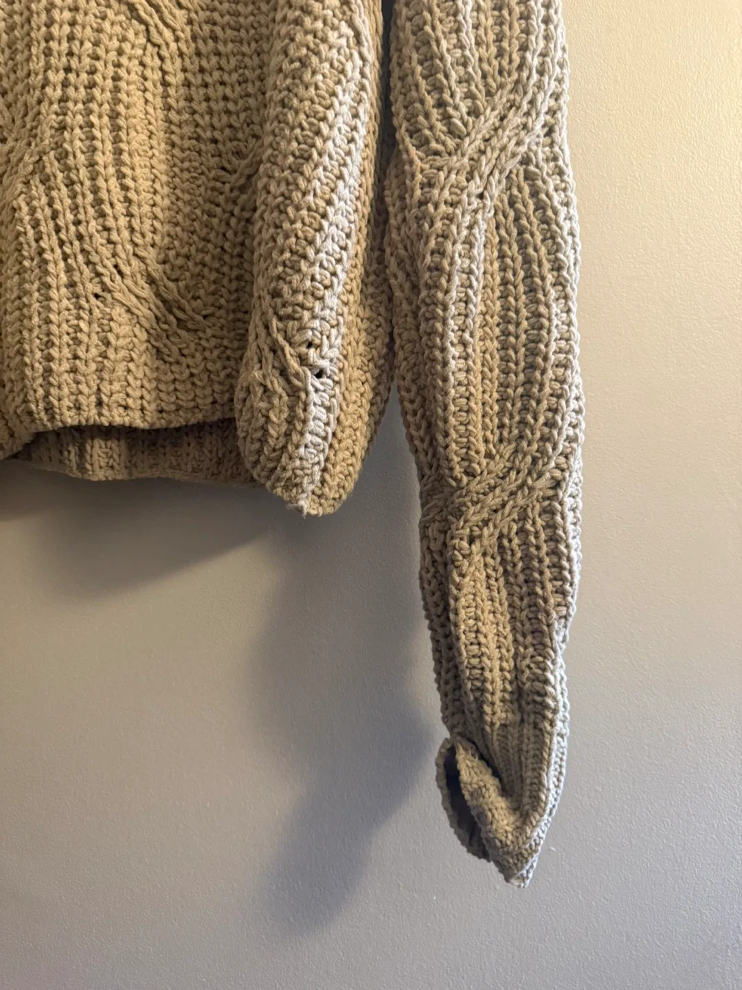 Beige Knit Sweater