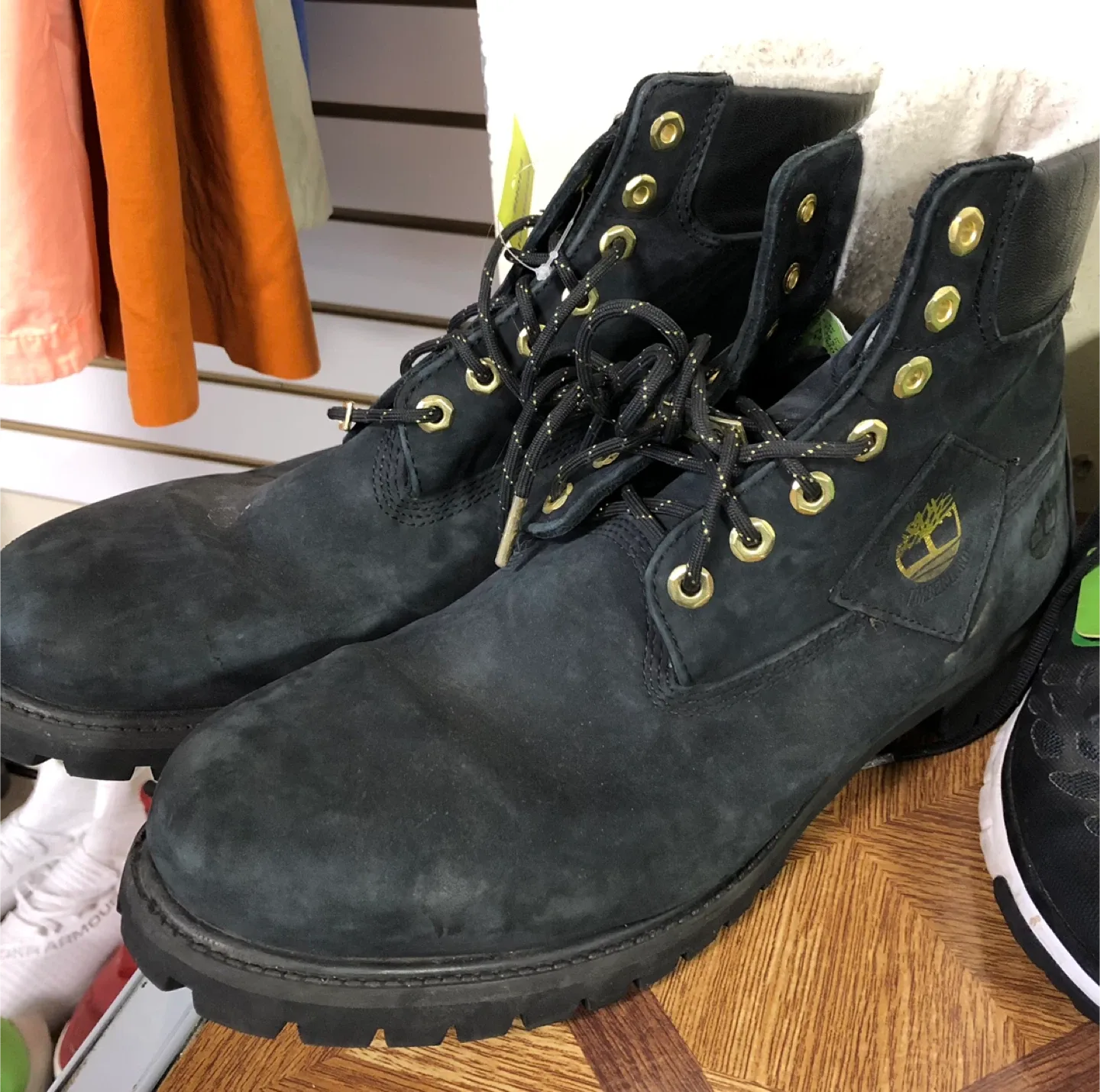 Men’s Timberland Black Boots - Size 13 thumbnail