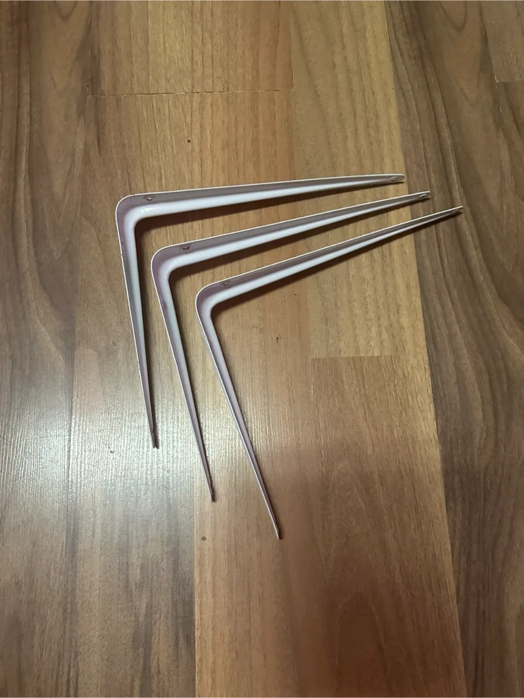 White Shelf Brackets - Set of 3 thumbnail