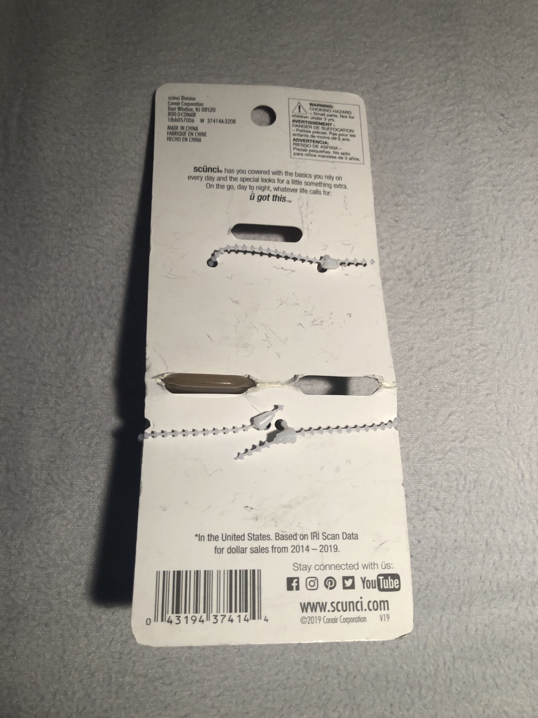 Scunci No-Slip Grip Jaw Clip - photo 2