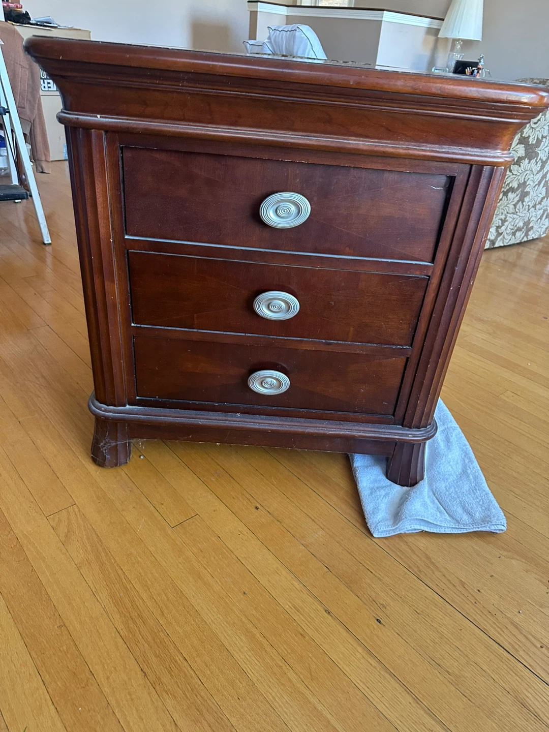 FREE Cherry Armoire, nightstand and double bed