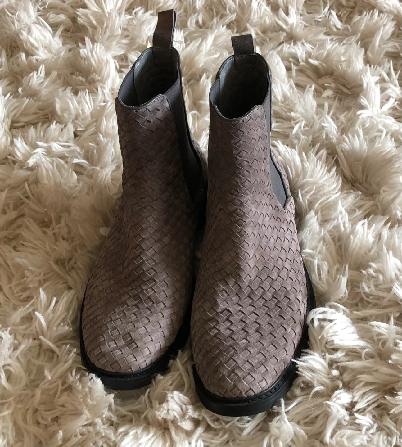 Marc Nolan Woven Suede Boots - Size 12 - photo 2