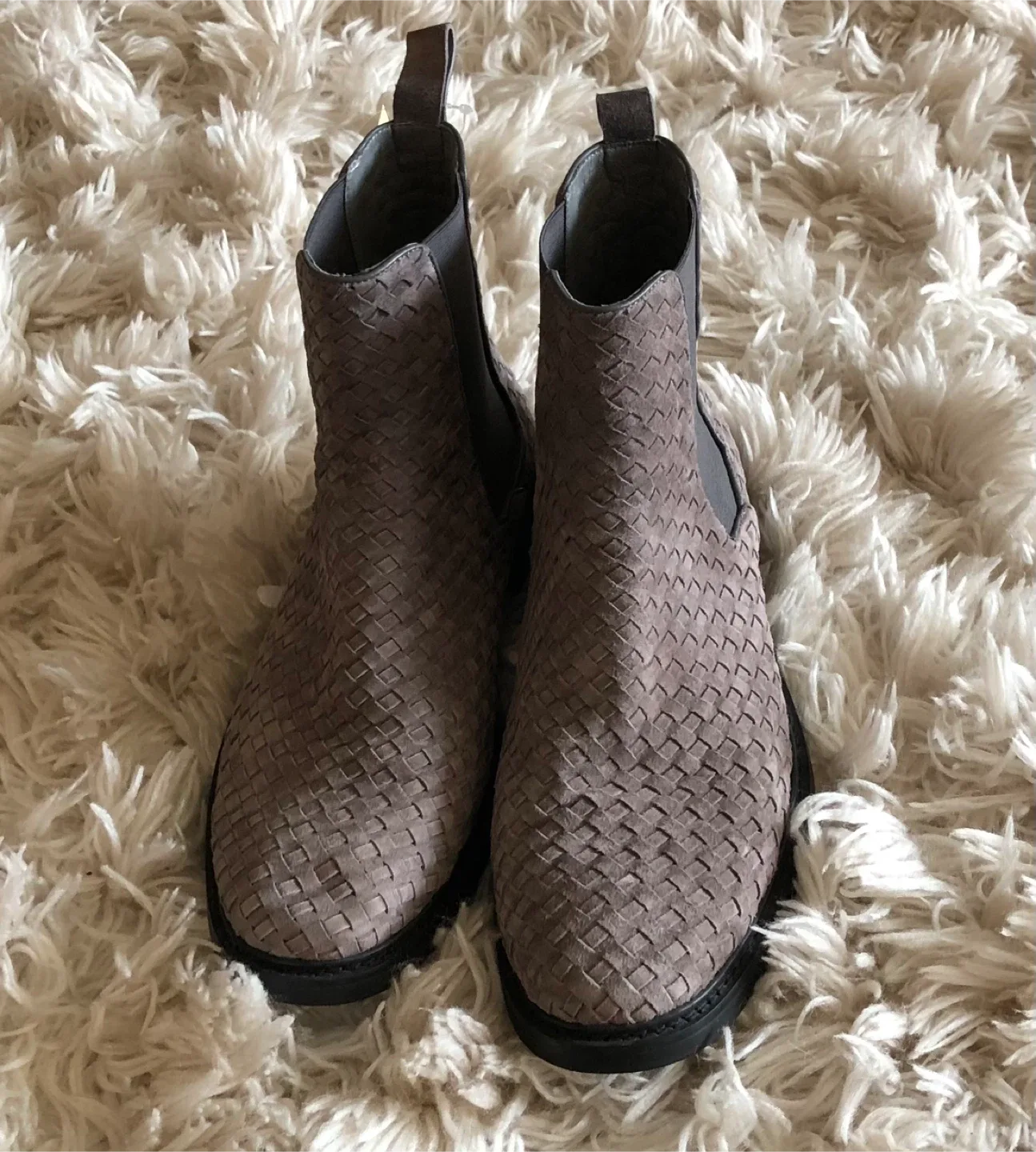 Marc Nolan Woven Suede Boots - Size 12 image indicator(2)