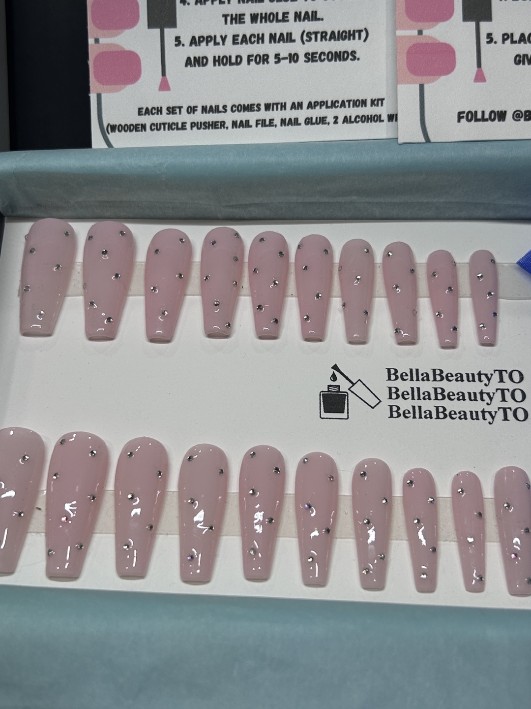Press-On Nails - Swarovski crystals - photo 2
