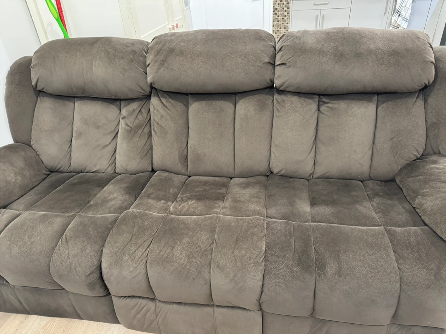 Brown Reclining Sectional Sofa