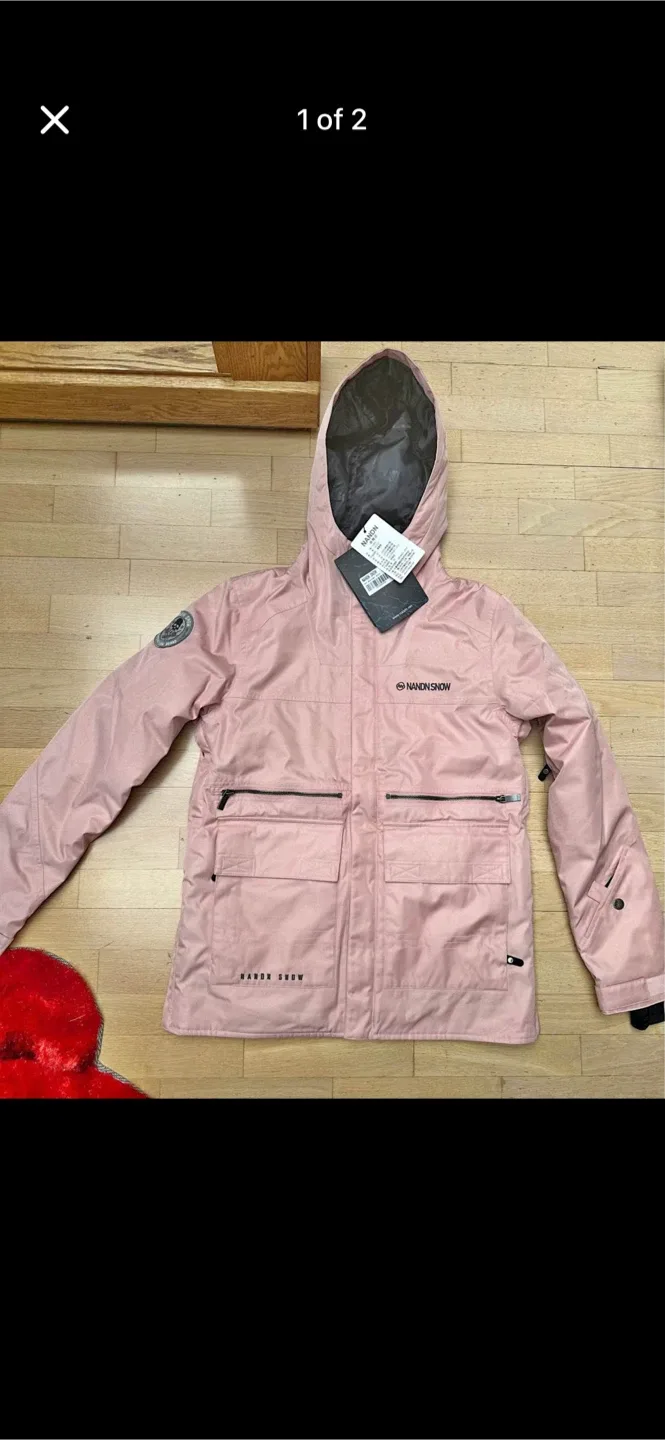 NANDN SNOW Pink Snow Skii Jacket - Size XS image indicator(2)