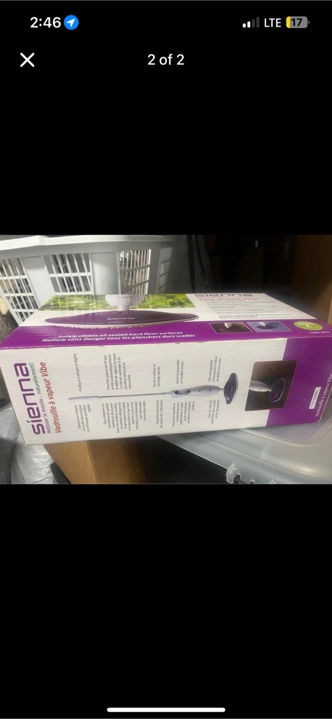 Sienna Vibe Steam Mop - New in Box! - photo 3