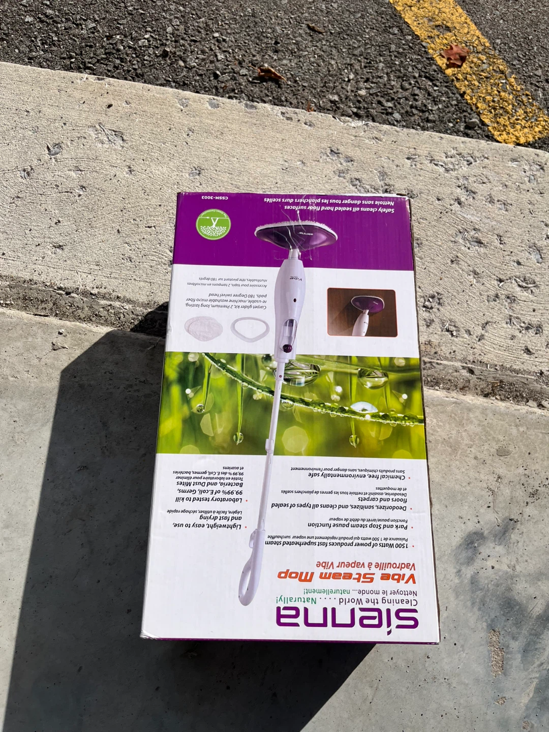 Sienna Vibe Steam Mop - New in Box!