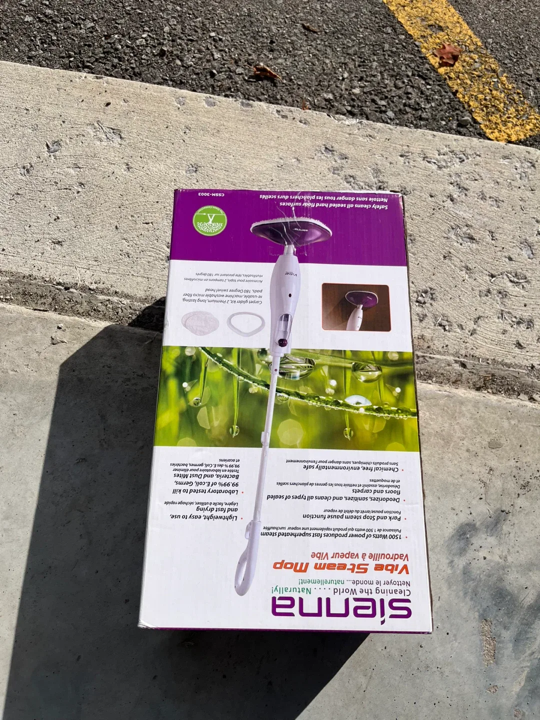 Sienna Vibe Steam Mop - New in Box! thumbnail