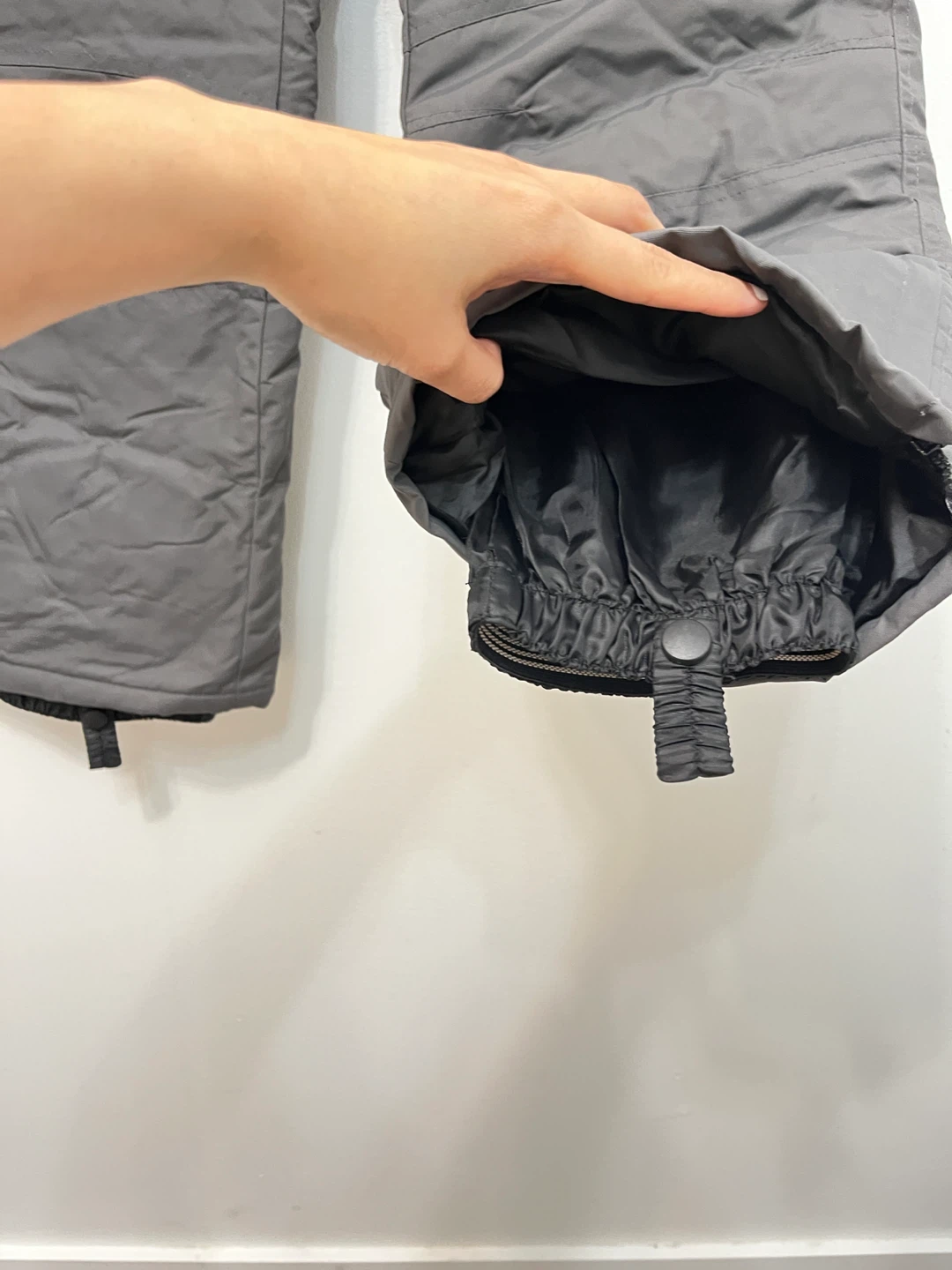 Grey Snow Skii Pants with Suspenders - photo 5