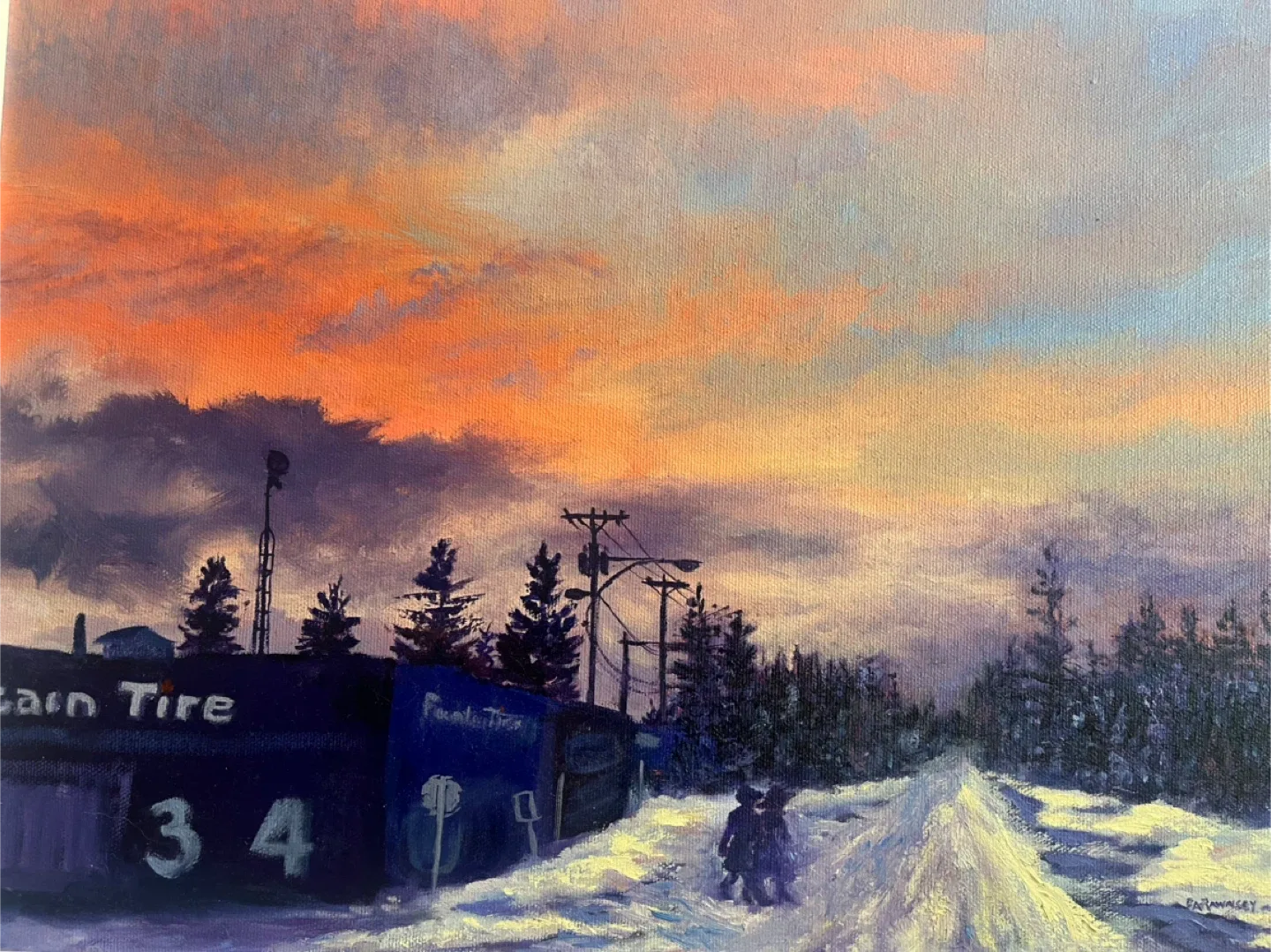 Art- Original Oil Painting by Calgary Artist, framed