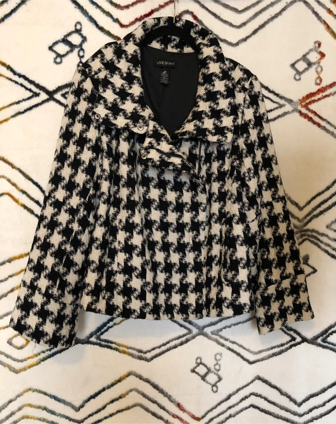 Lane Bryant Houndstooth Jacket - Size XL