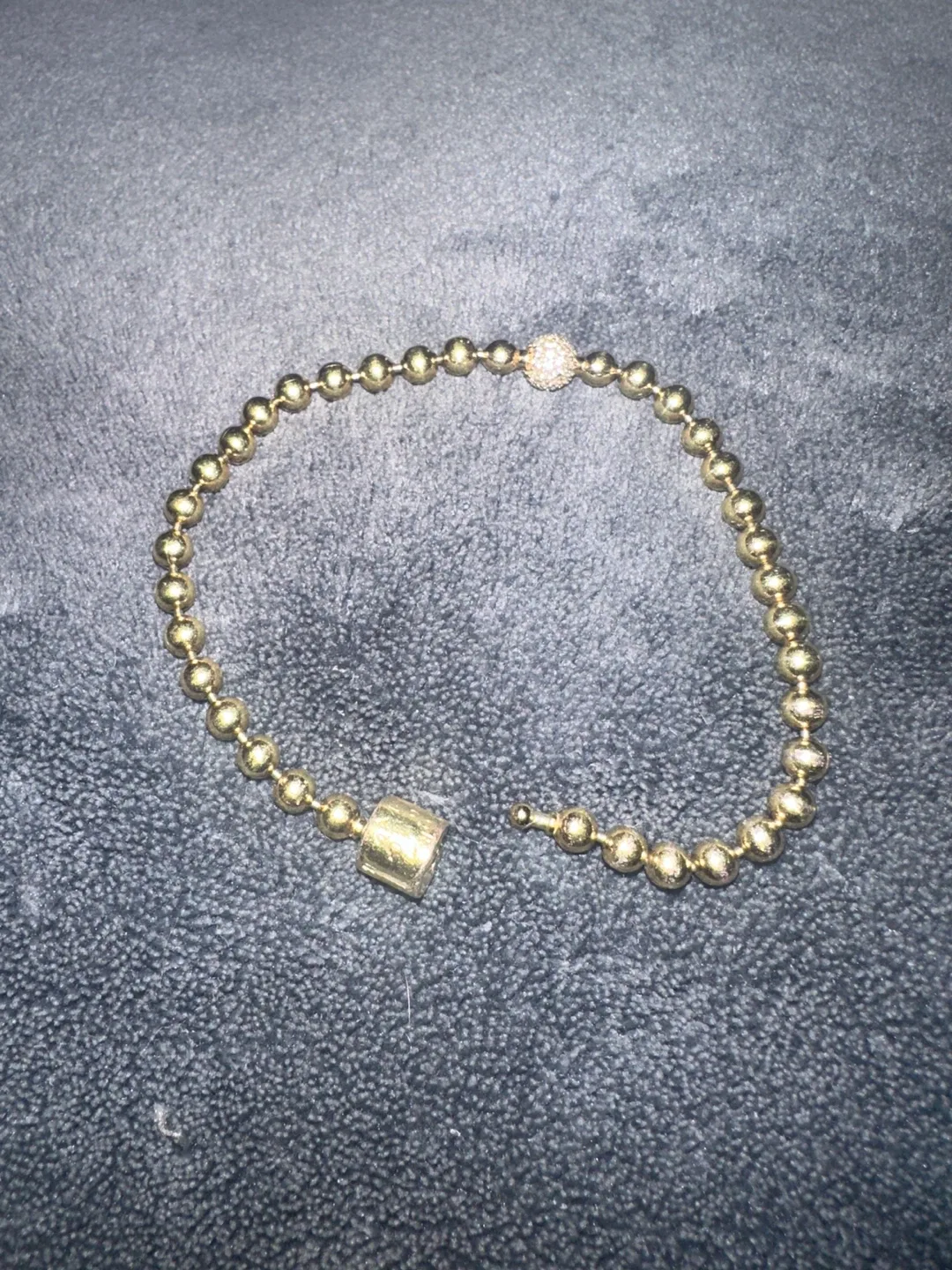 Gold Beaded Bracelet