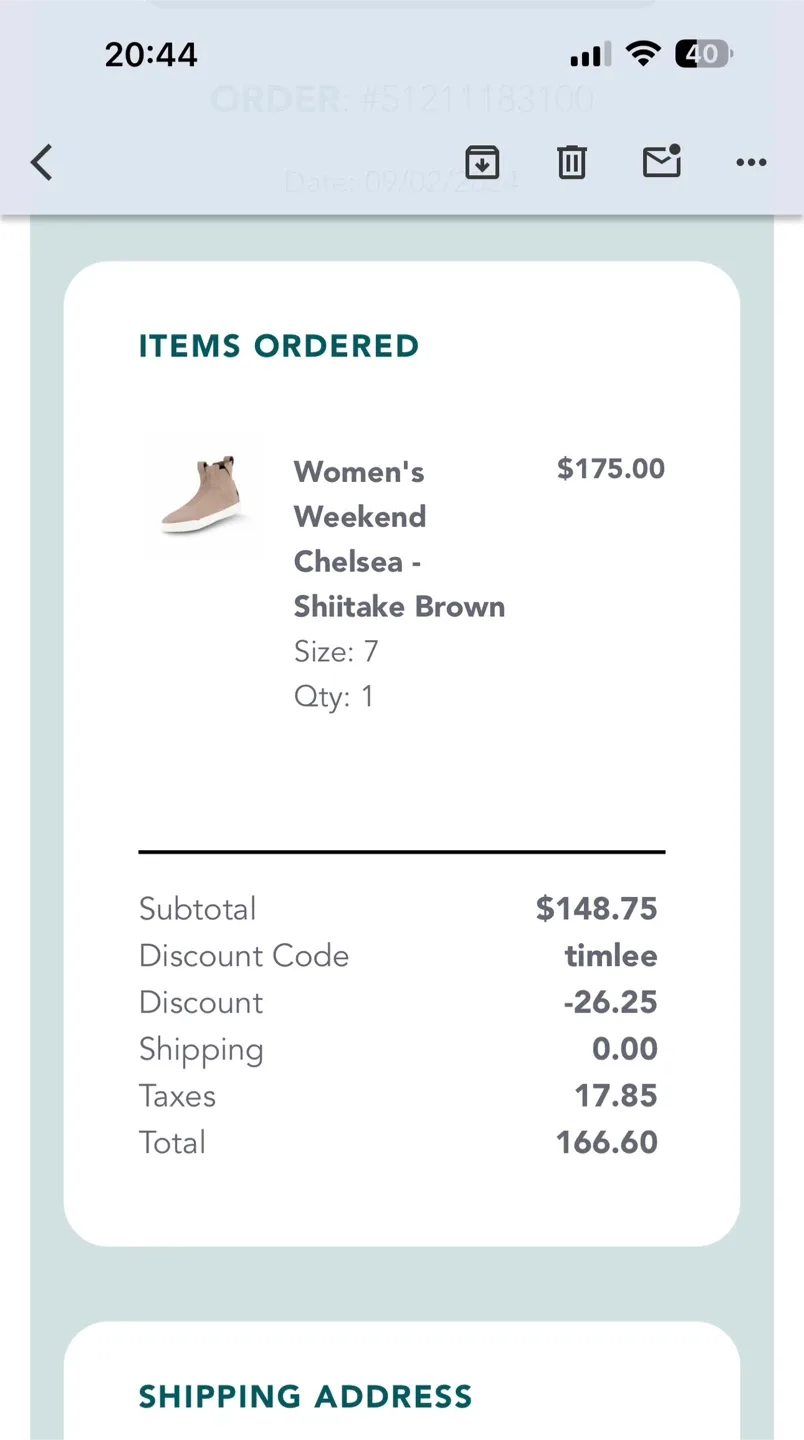 Vessi Weekend Chelsea - Shiitake Brown, Size 7 image indicator(4)