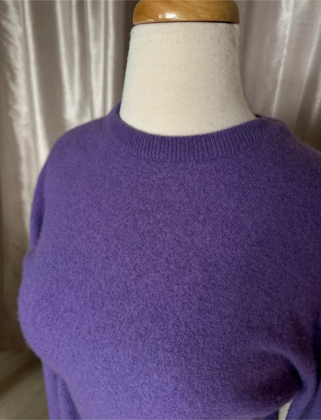 Camicissima Purple Cashmere Sweater，made in Italy! image indicator(5)
