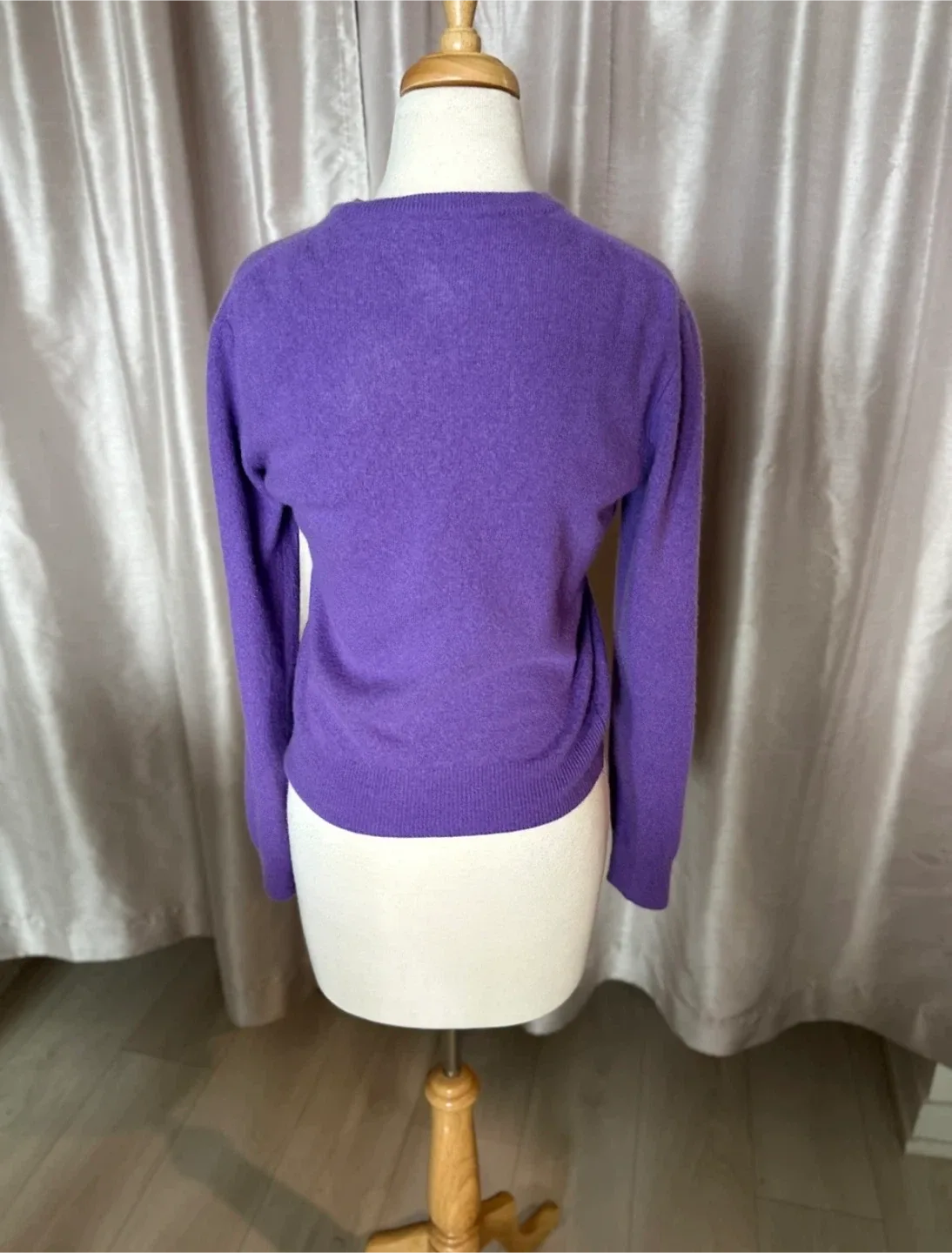 Camicissima Purple Cashmere Sweater，made in Italy! image indicator(2)