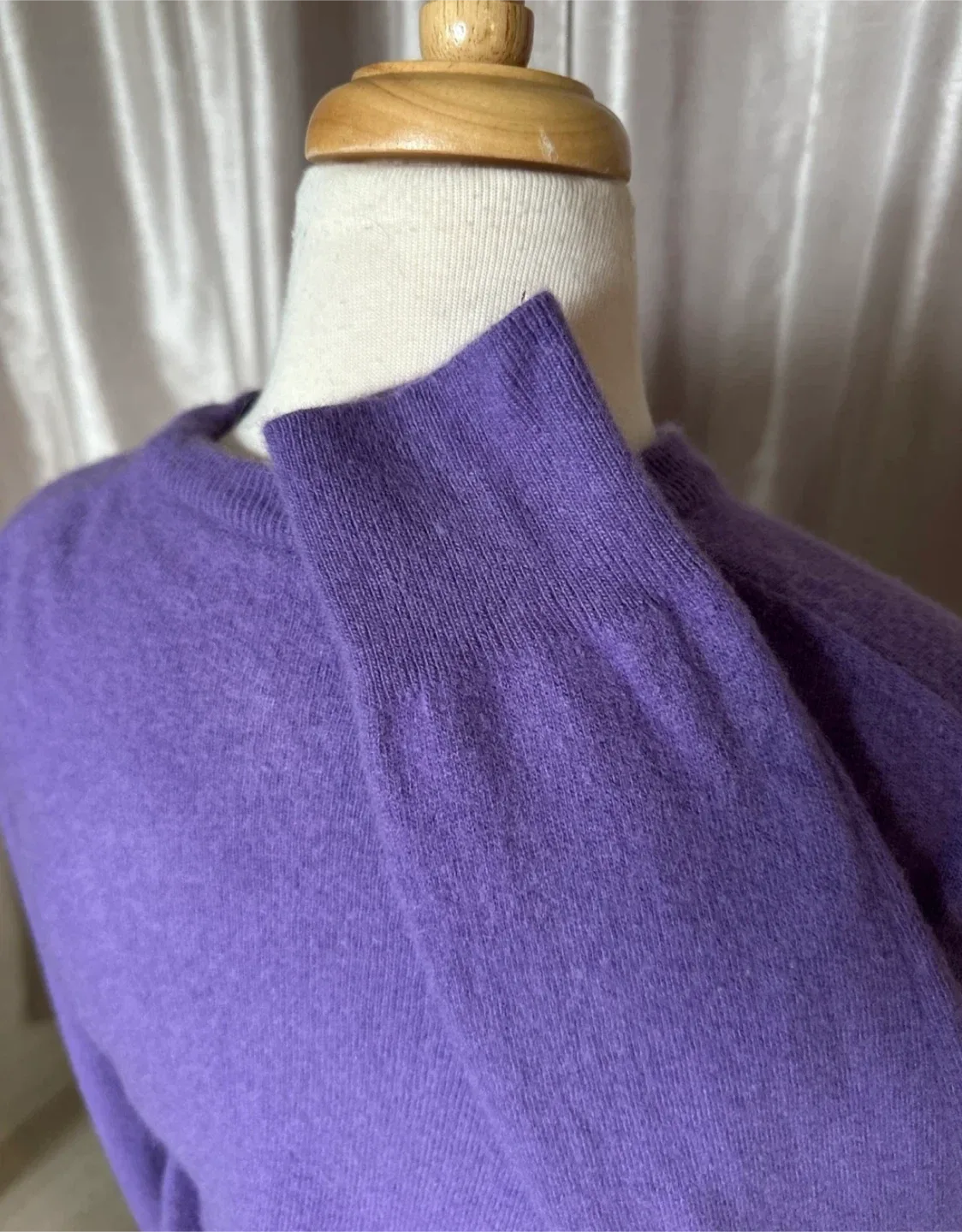 Camicissima Purple Cashmere Sweater，made in Italy! image indicator(6)