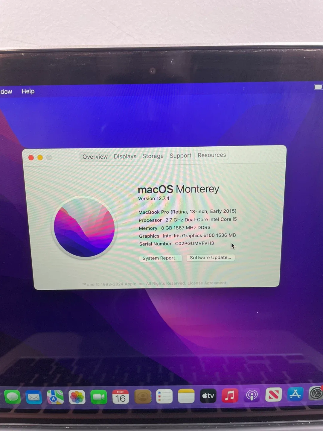 Budget 13” MacBook Pro A1502 (2015) with Charger image indicator(3)