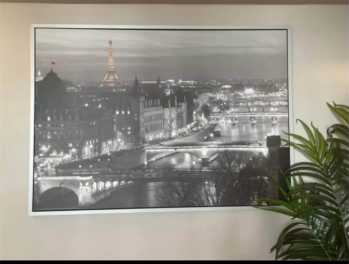IKEA Paris Wall Art (Eiffel Tower) – Black & White - photo 2