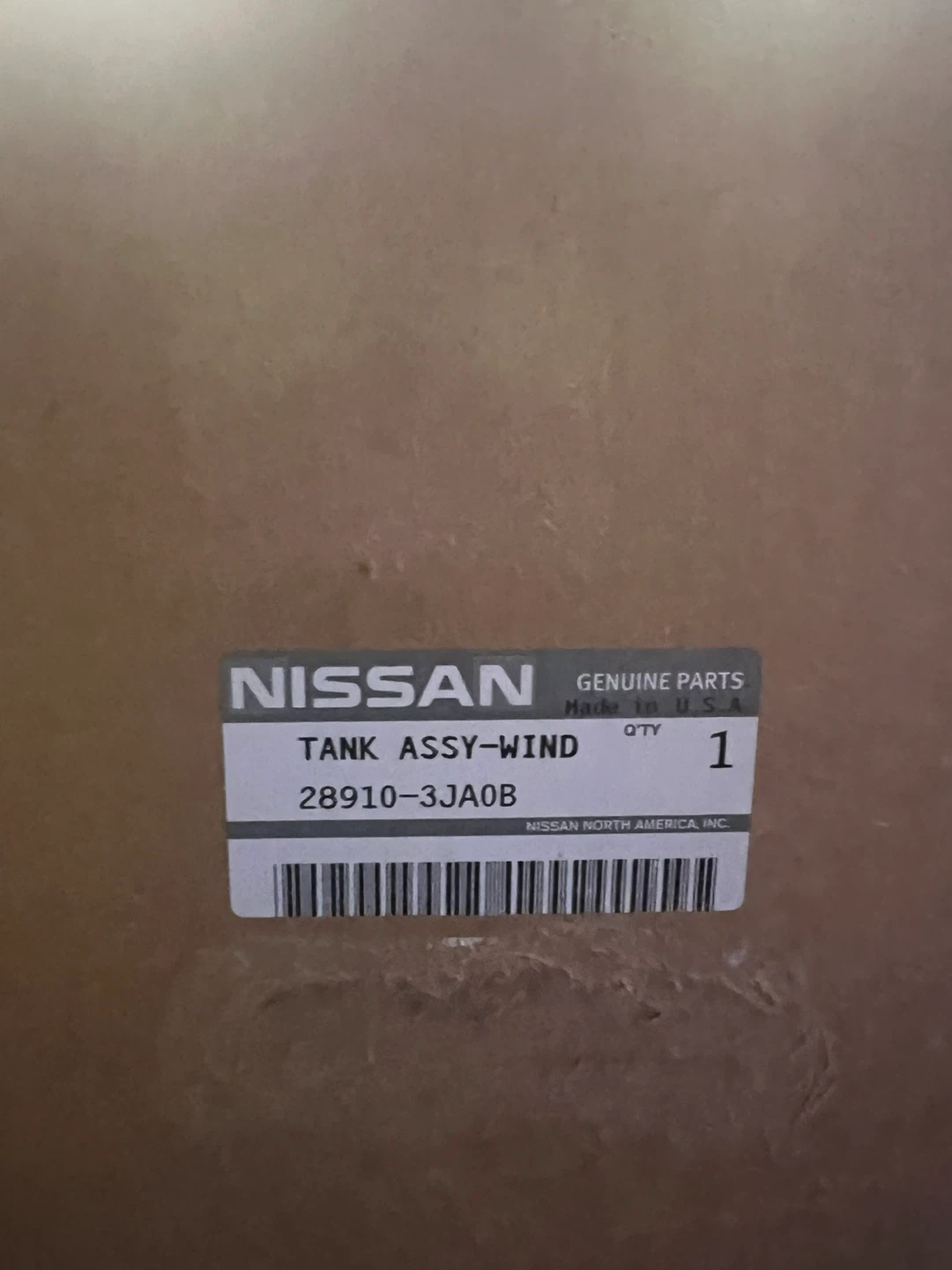 Nissan Tank Assy-Windshield Washer 28910-3JA0B - photo 3