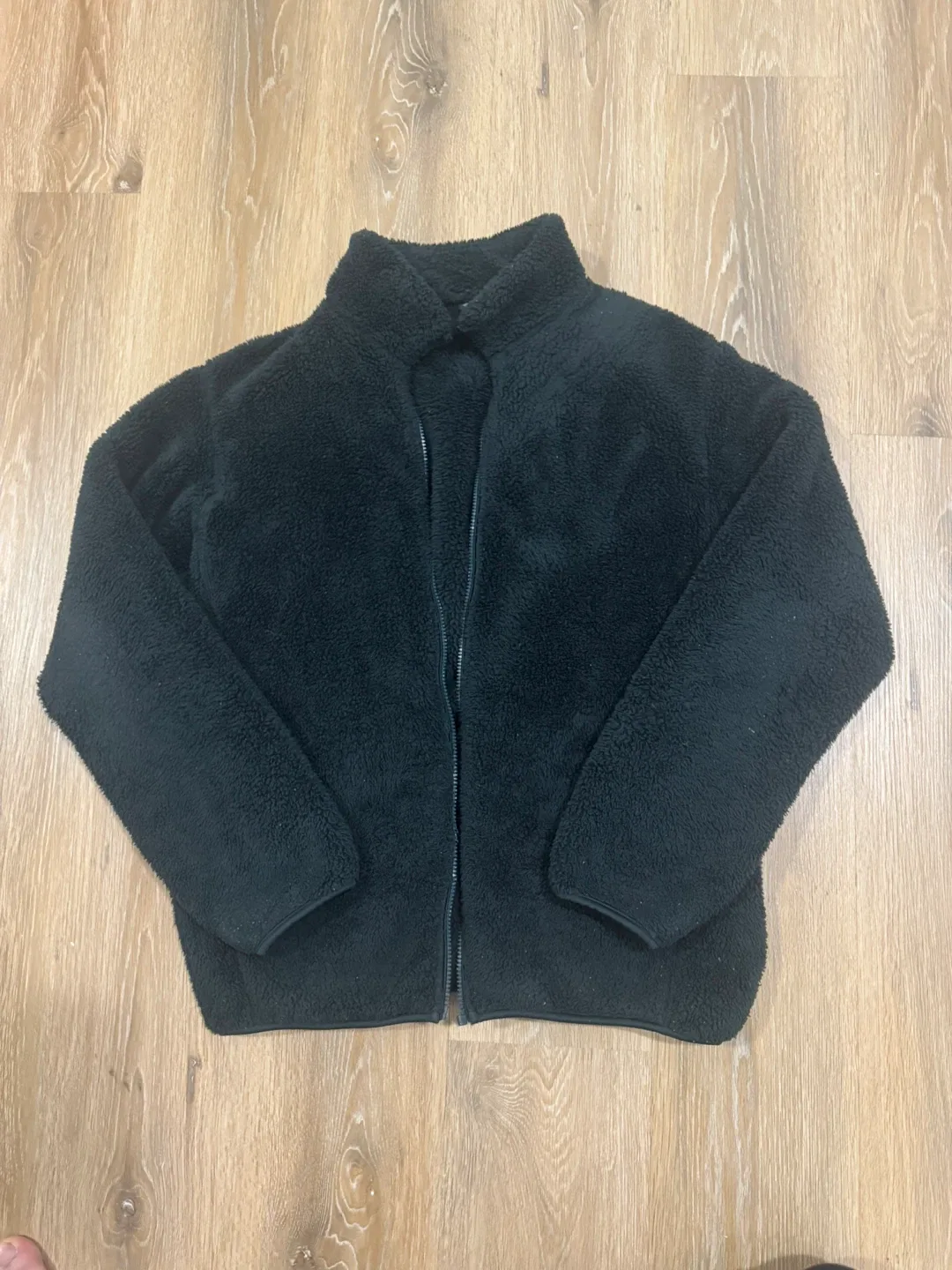 Uniqlo Mens Forest Green Fleece Sherpa Size Large thumbnail