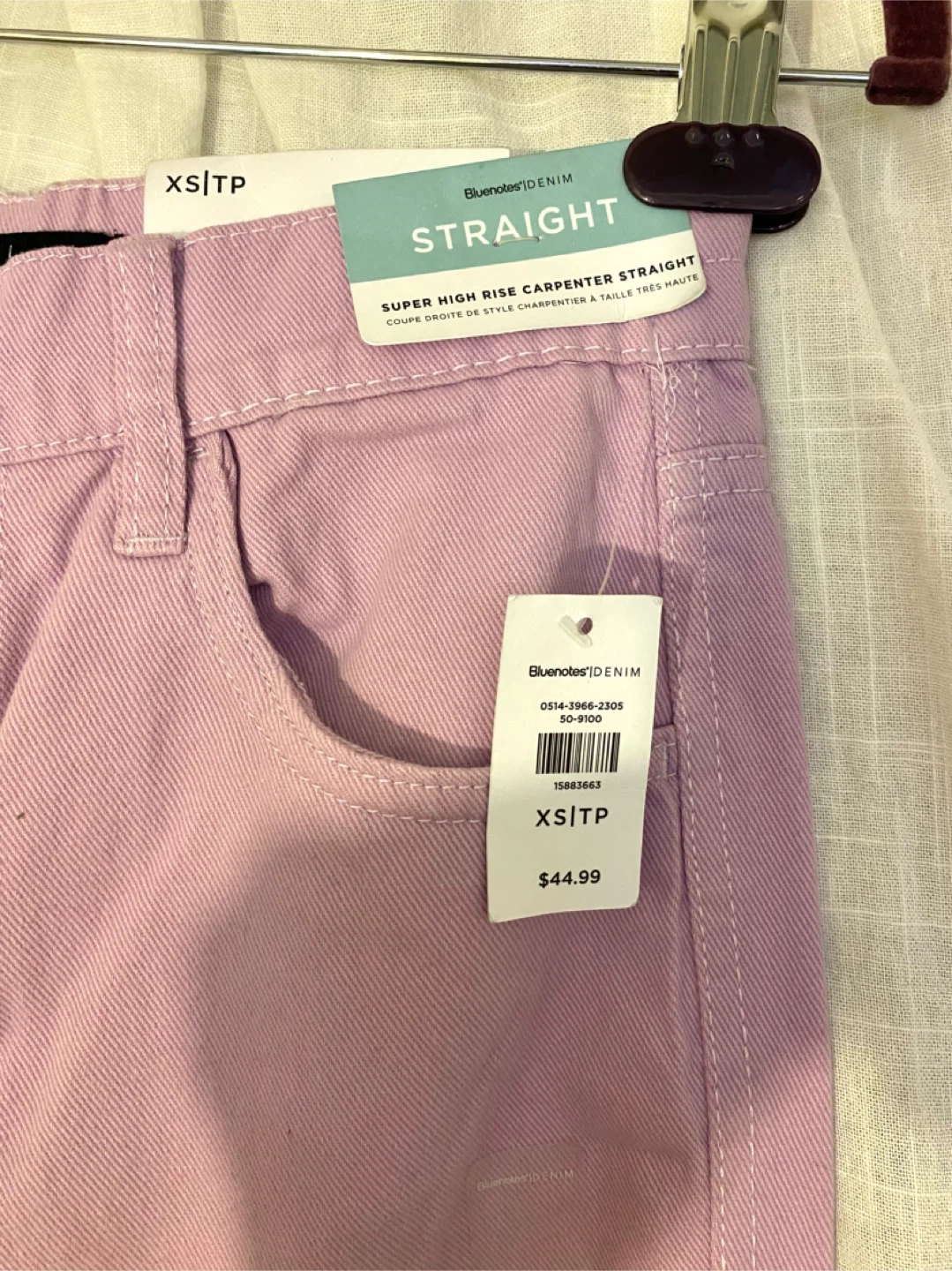 Bluenotes Denim XS Straight Carpenter Jeans - New - photo 3