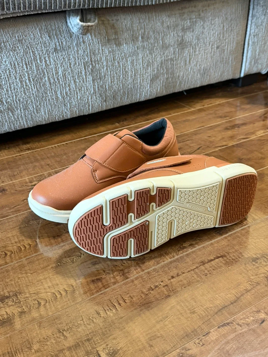 FitVille Diabetic Shoes for Men Extra Wide Slip-on Walking Shoes image indicator(2)