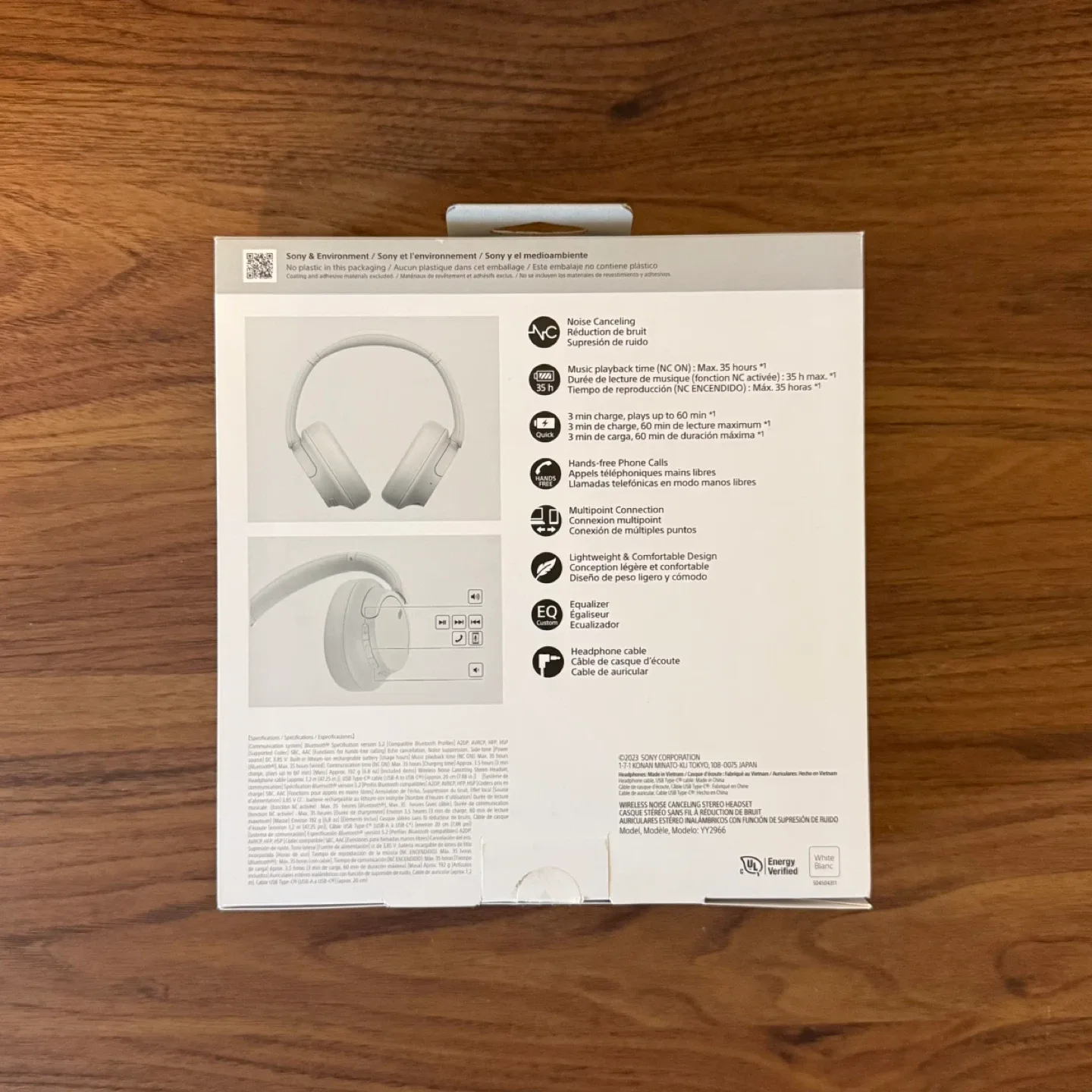 Sony WH-CH720N (Noise Cancelling Bluetooth Headphones - White) image indicator(7)