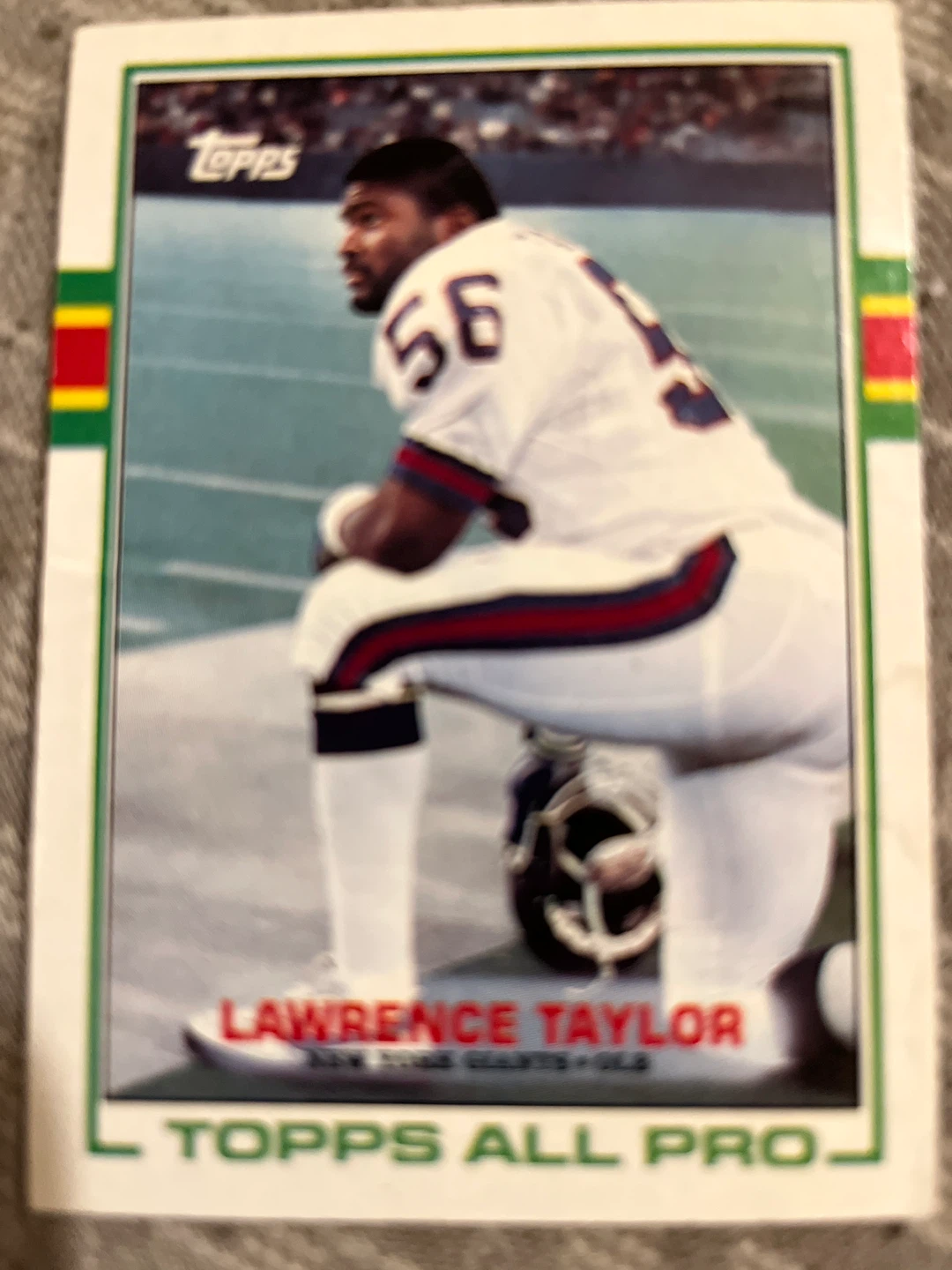 Lawrence Taylor Topps All Pro Football Card