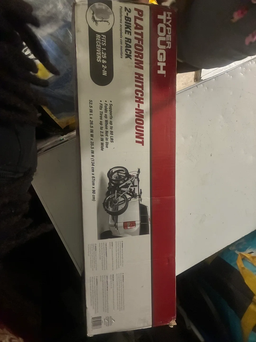 Hyper Tough Platform Hitch-Mount 2-Bike Rack image indicator(2)