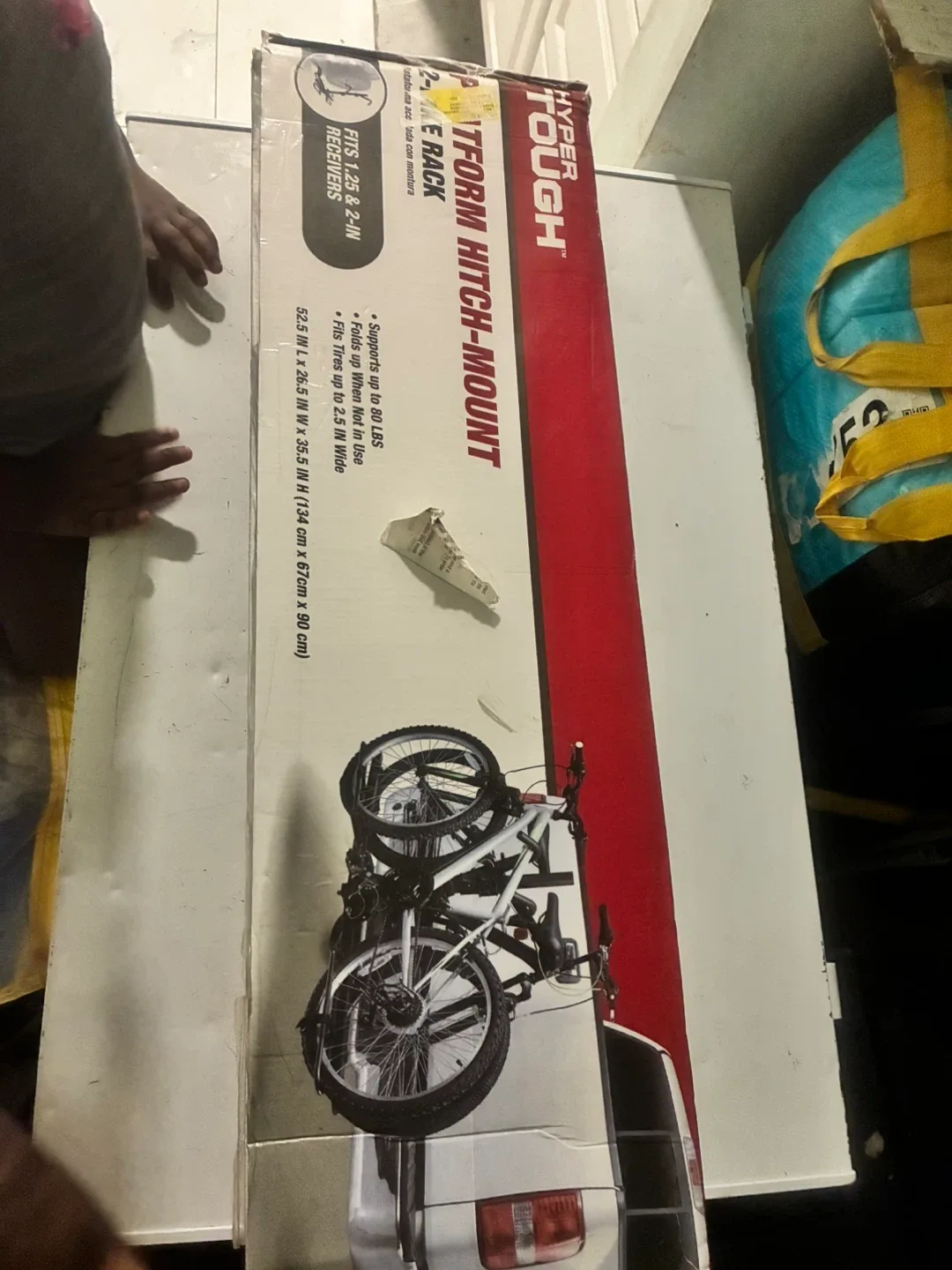 Hyper Tough Platform Hitch-Mount 2-Bike Rack image indicator(3)