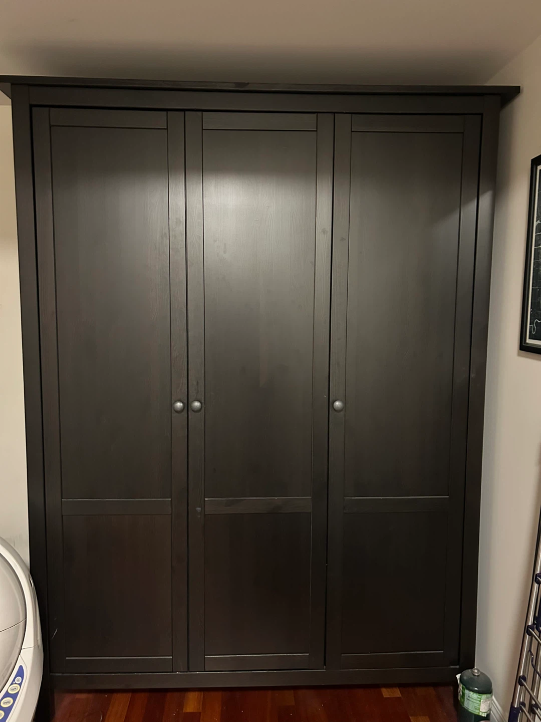 IKEA Hemnes Wardrobe - Black Brown