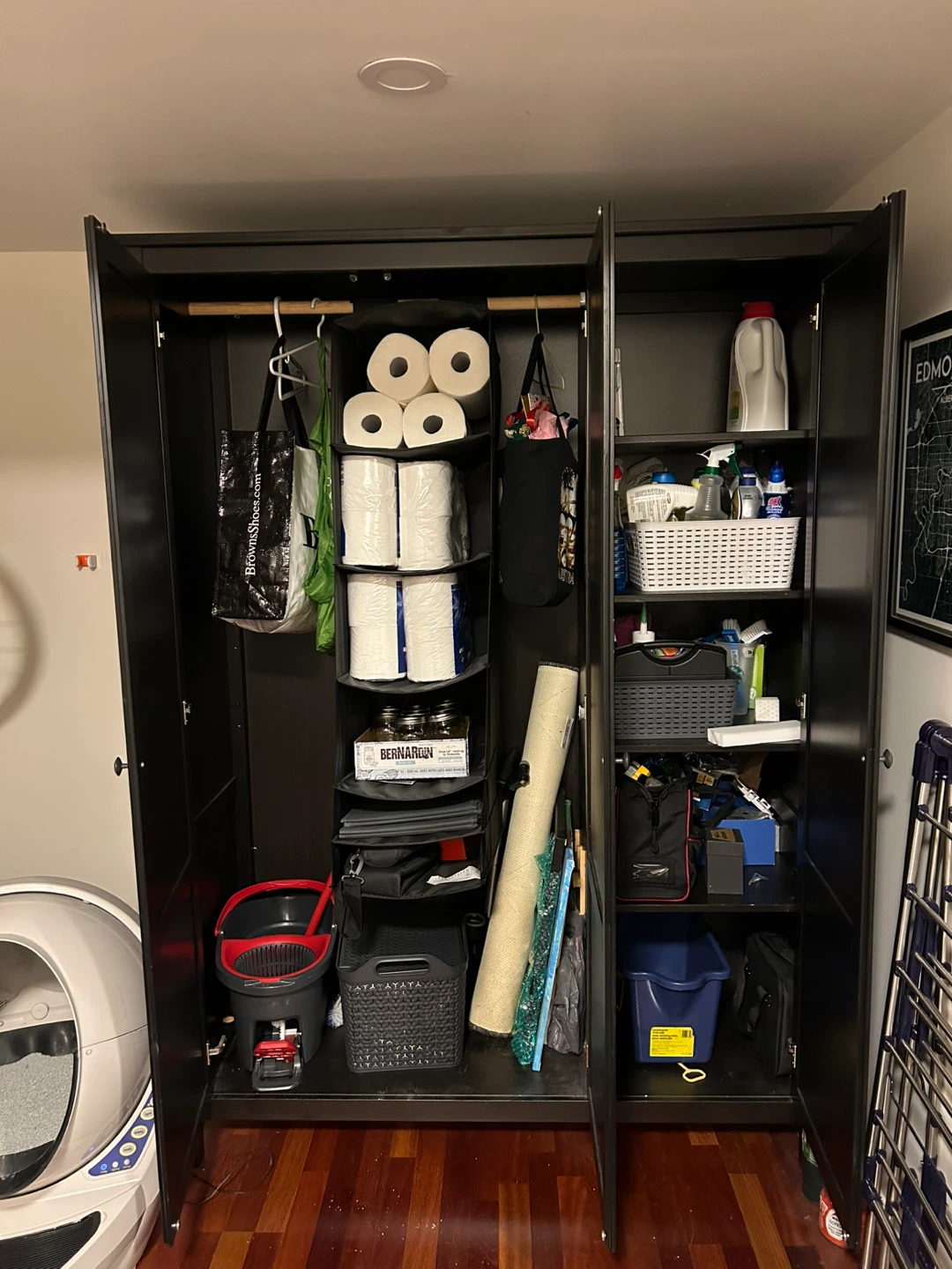 IKEA Hemnes Wardrobe - Black Brown - photo 2