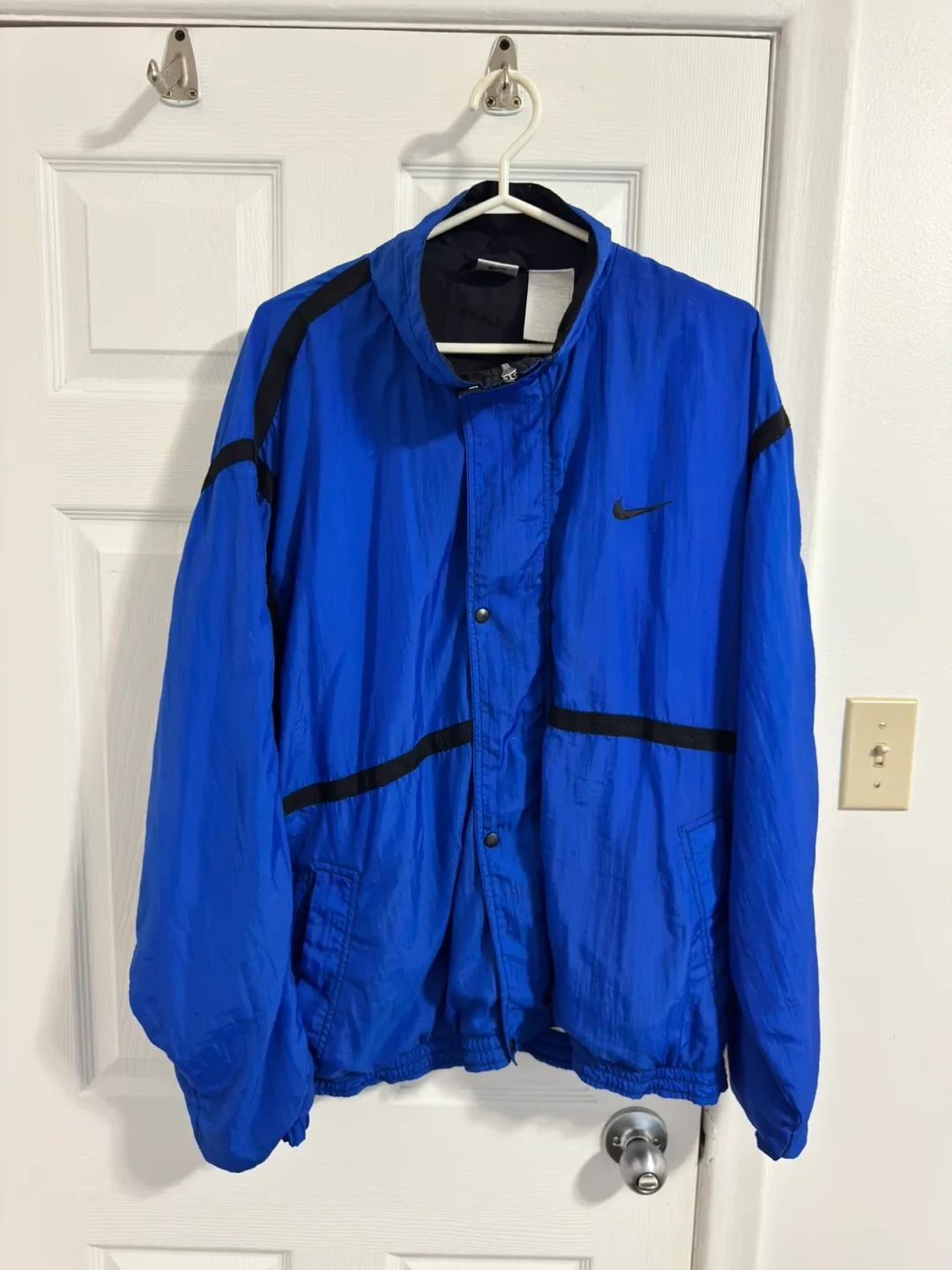 Nike 90’s Vintage Mens Tracksuit Nylon Jacket (XL) thumbnail