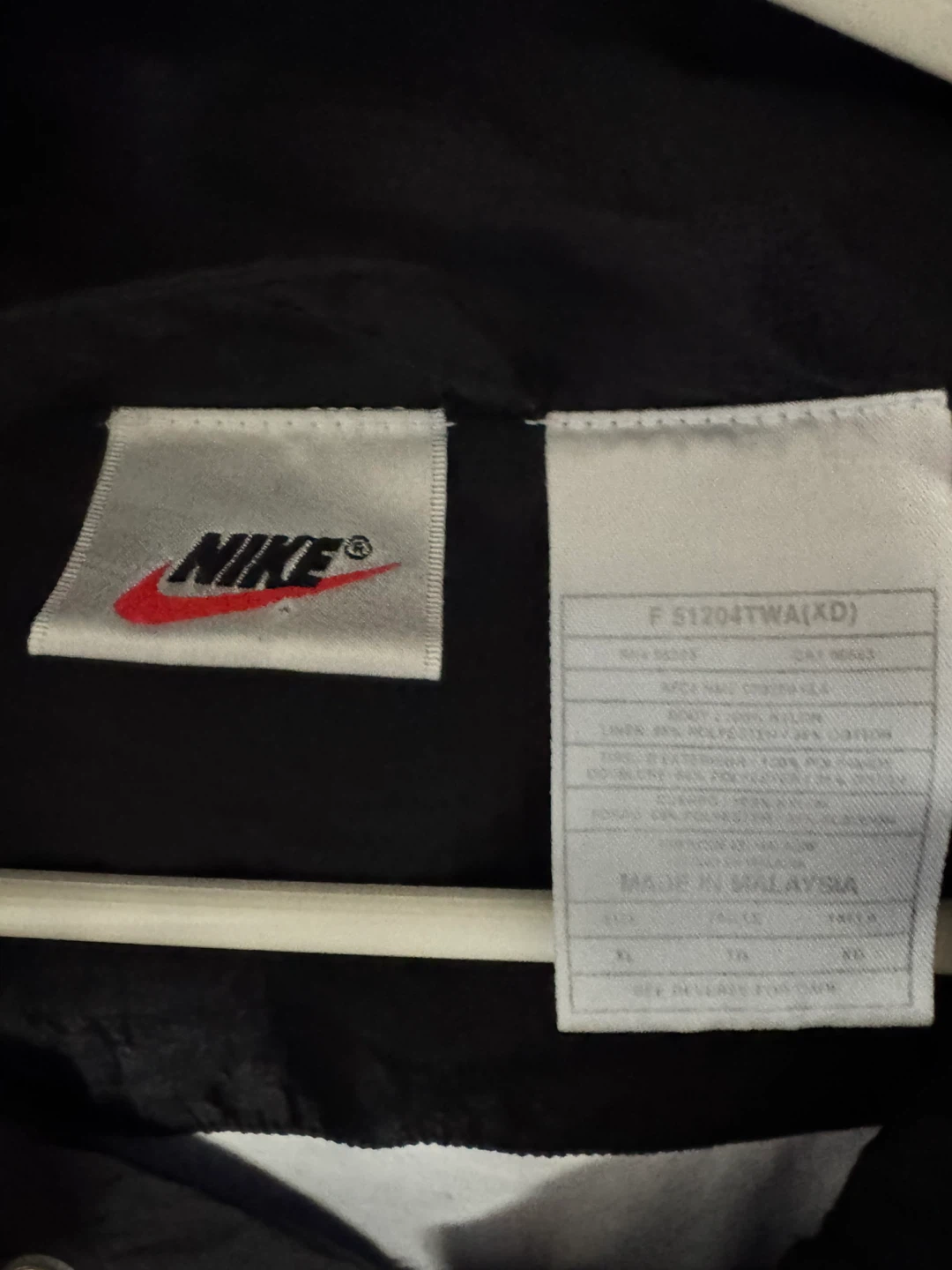Nike 90’s Vintage Mens Tracksuit Nylon Jacket (XL) - photo 4