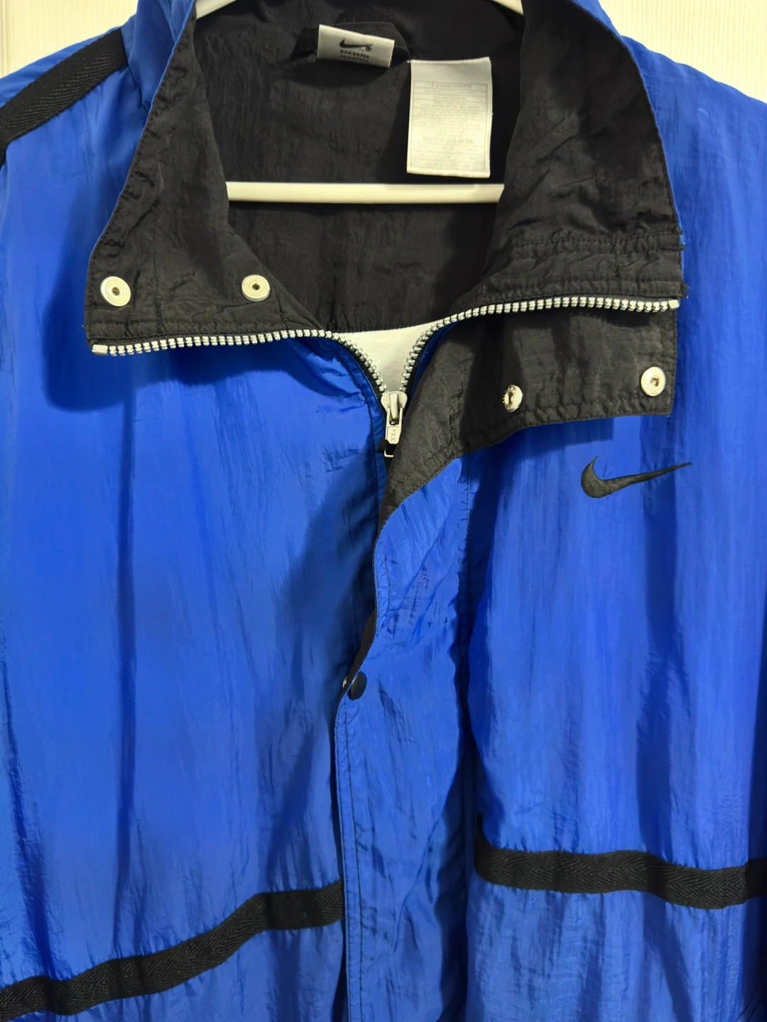 Nike 90’s Vintage Mens Tracksuit Nylon Jacket (XL) - photo 3