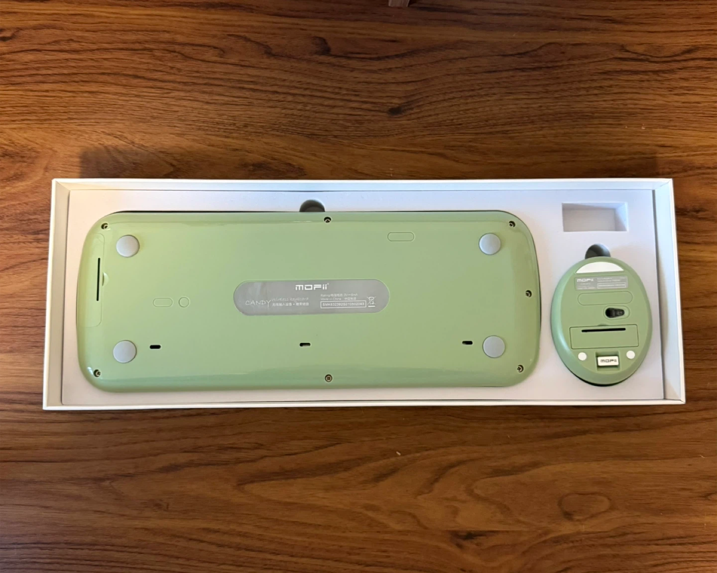 MOFII Candy Wireless Keyboard and Mouse Set - Green - photo 2