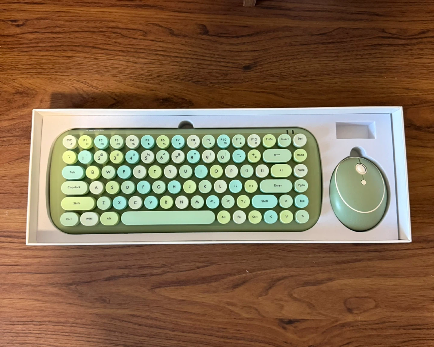 MOFII Candy Wireless Keyboard and Mouse Set - Green