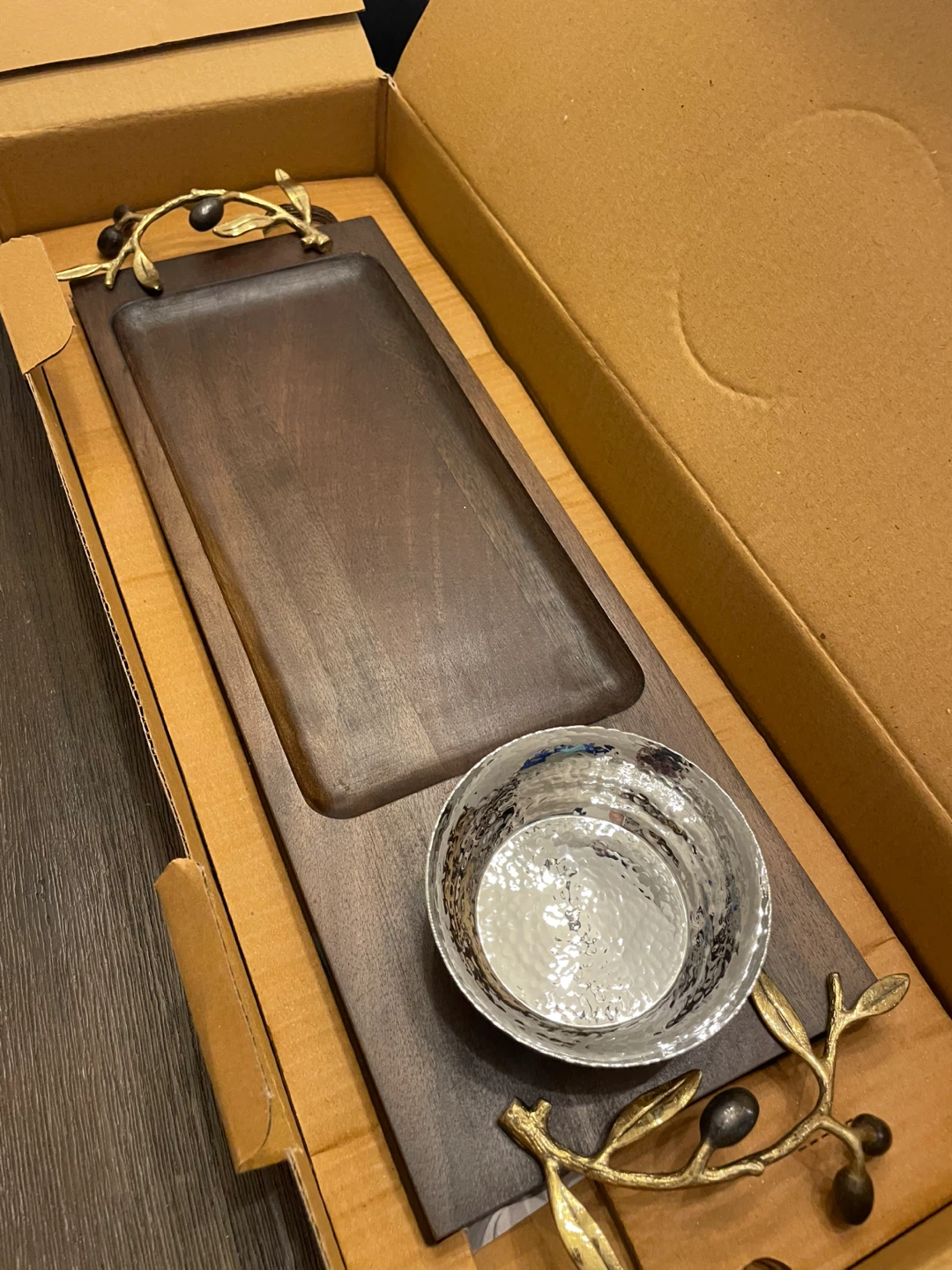 Michael Aram Olive Branch Serving Set - New in Box!