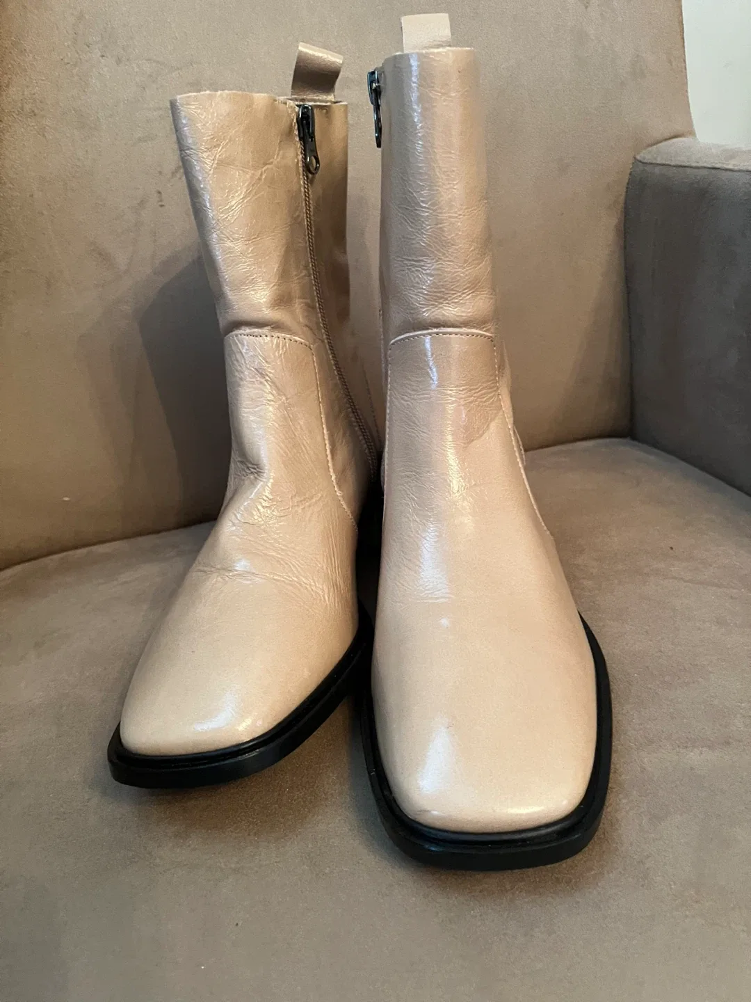 Leather Ankle Boots, Brand New image indicator(3)