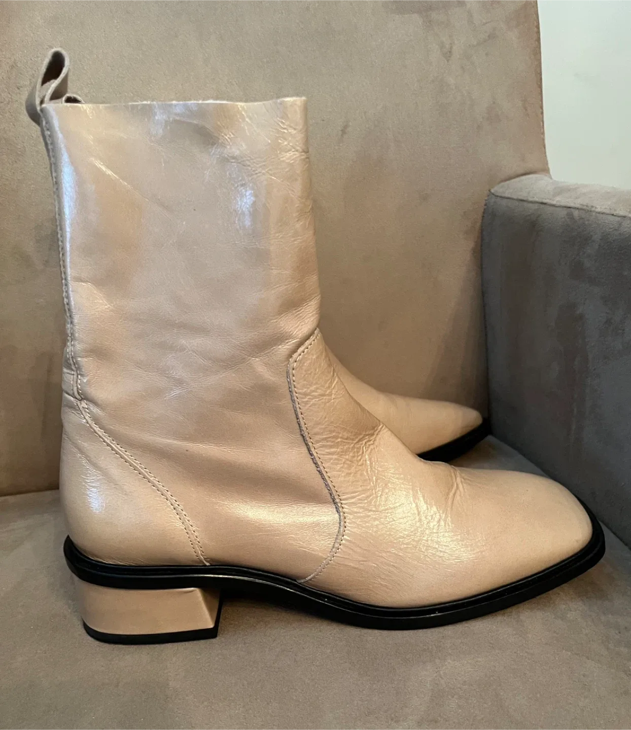 Leather Ankle Boots, Brand New image indicator(4)