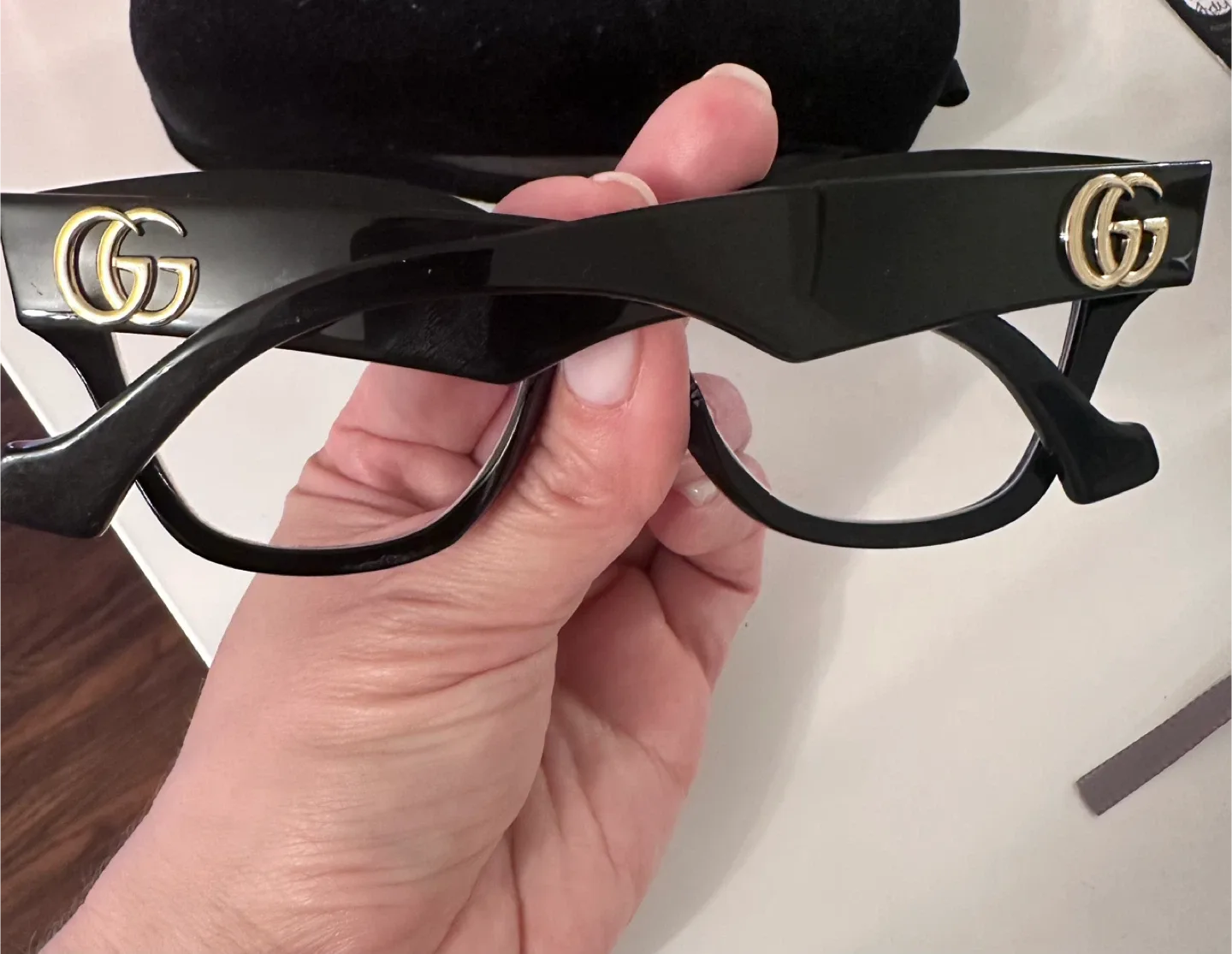 Gucci GG1424O Black Eyeglasses, Size M image indicator(2)