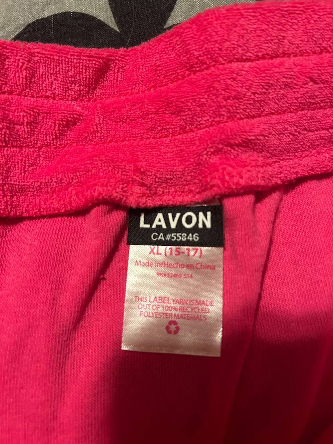 Lavon Pink Terry Cloth Skirt - Size XL - photo 3