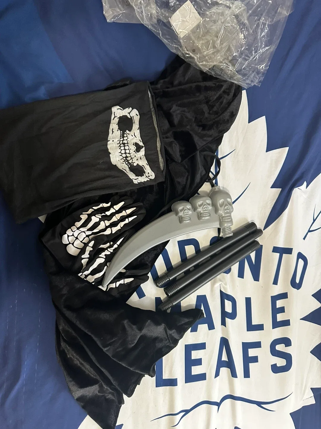 Grim Reaper Costume with Scythe