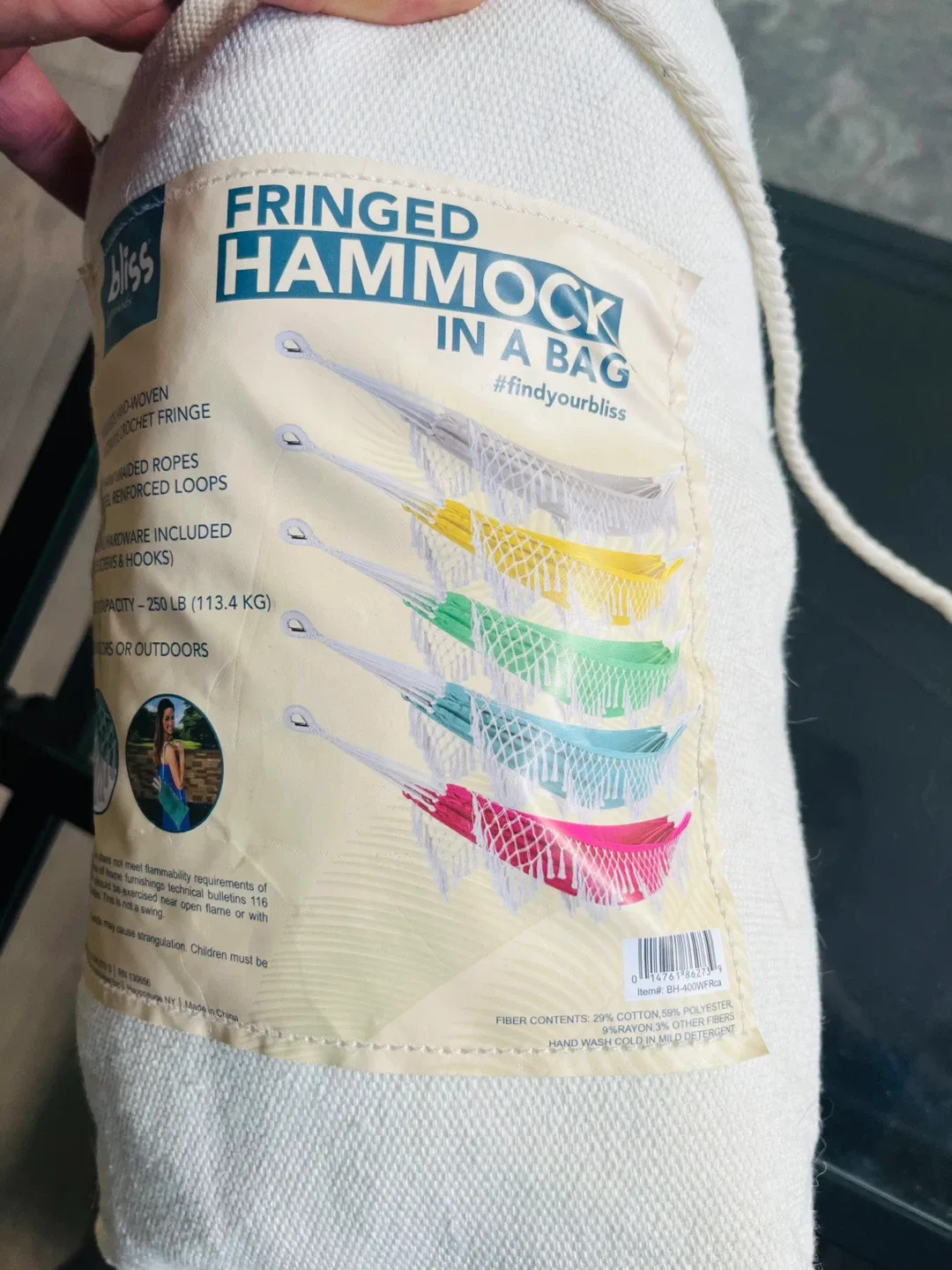 Fringed Hammock in a bag image indicator(3)