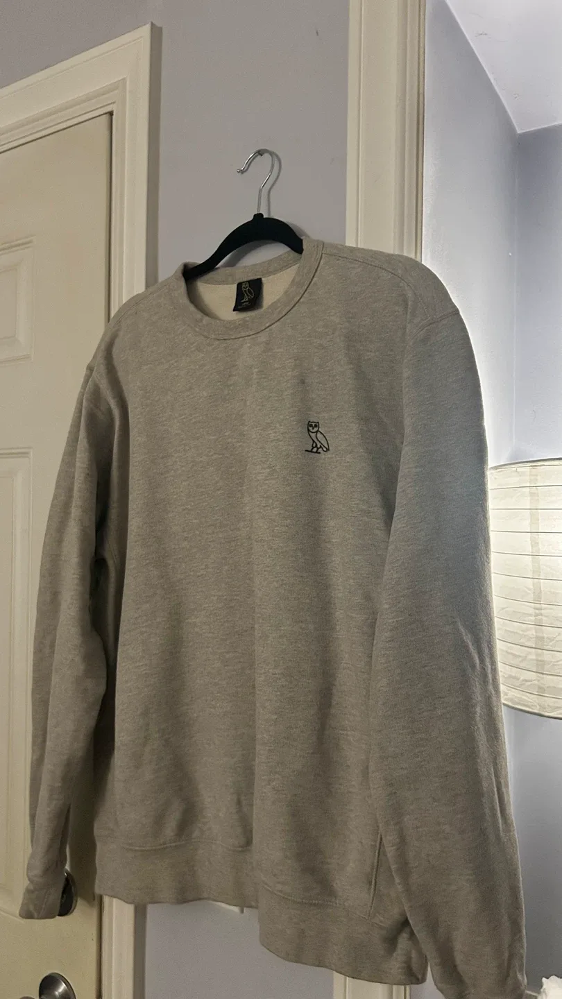 OVO (October's Very Own) Grey Sweater - Size Large