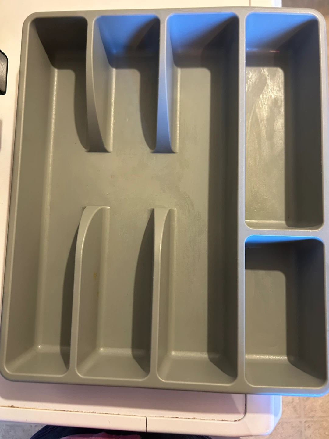 Grey Cutlery tray free