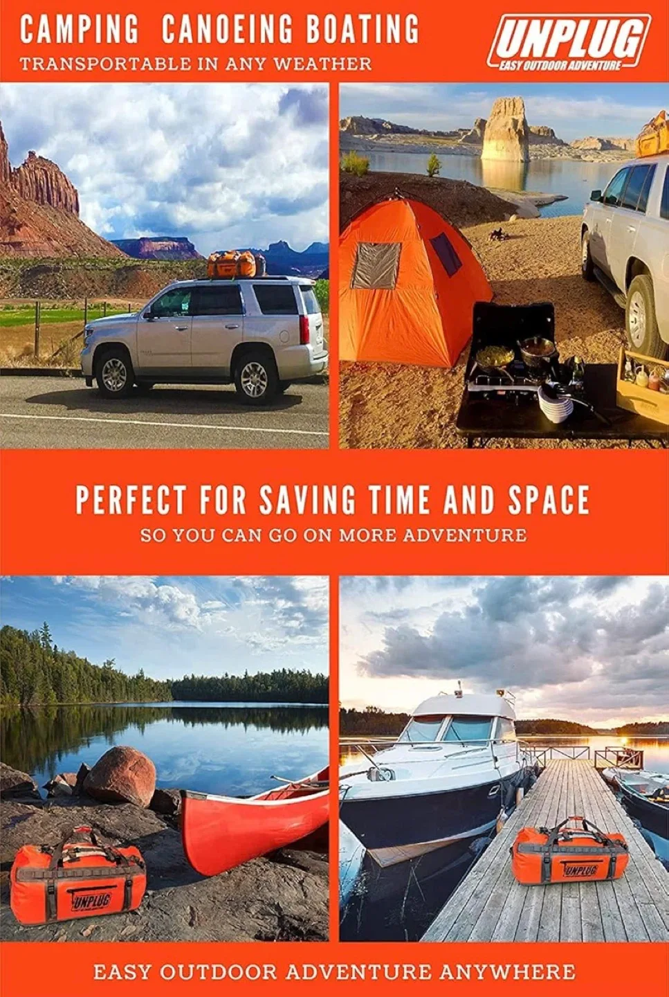 Unplug Ultimate Adventure Bag Heavy Duty Waterproof Bag 155L image indicator(8)