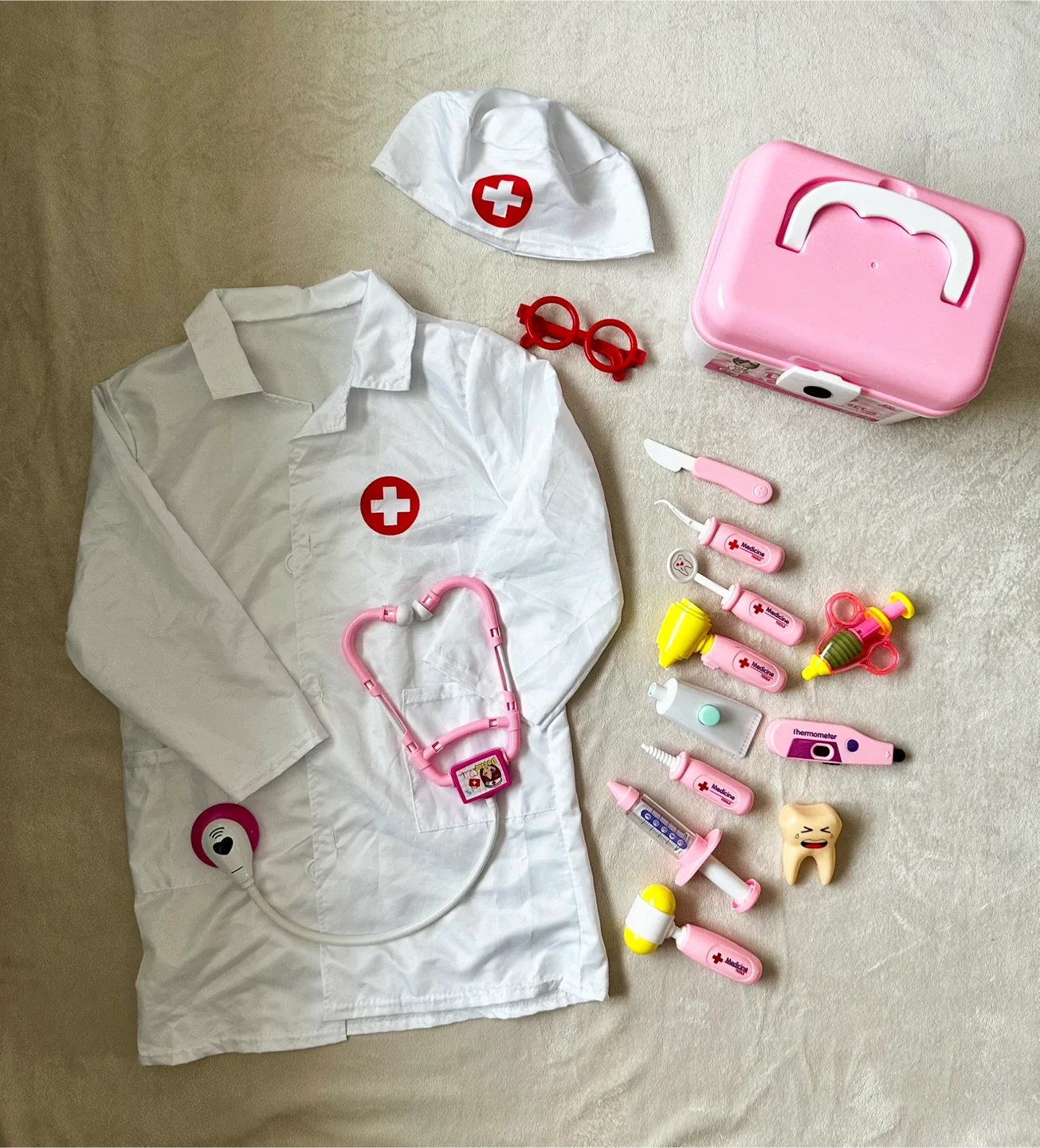 Kids Doctor Costume Set with Accessories thumbnail