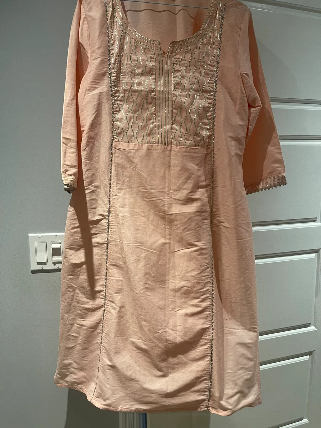 Srishti Kurti - Peach indian wear image indicator(3)